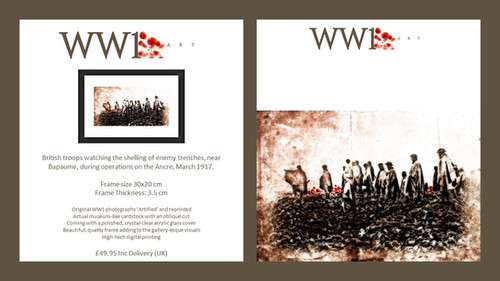 WW1 Art framed digital print | FrontsLinesTrenches