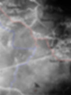 Aerial photo showing British and German lines 1916