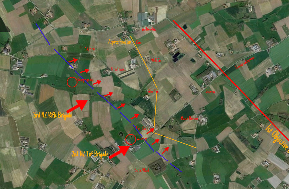 NZ Rifle Brigade Passchendaele Oct 1917