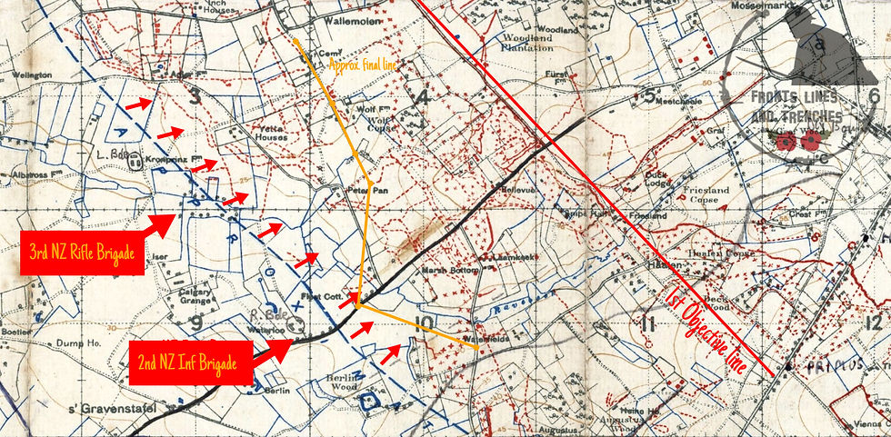 NZ Rifle Brigade Passchendaele Oct 1917