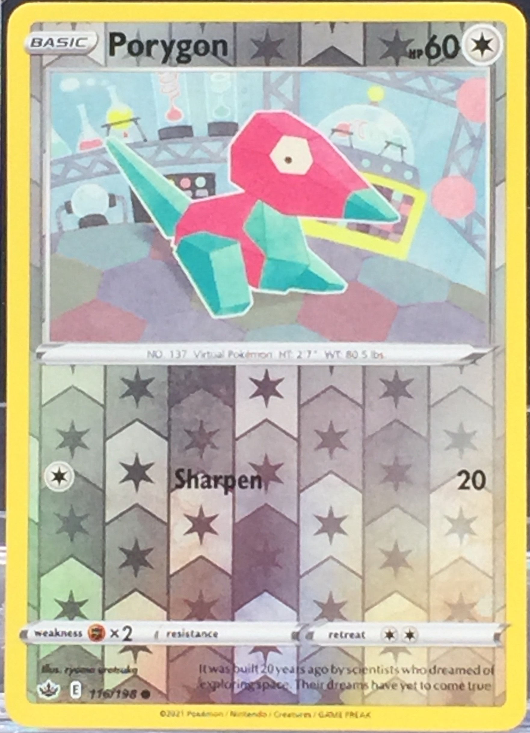 Porygon - Reverse Holo - 116/198 - (NM-M)