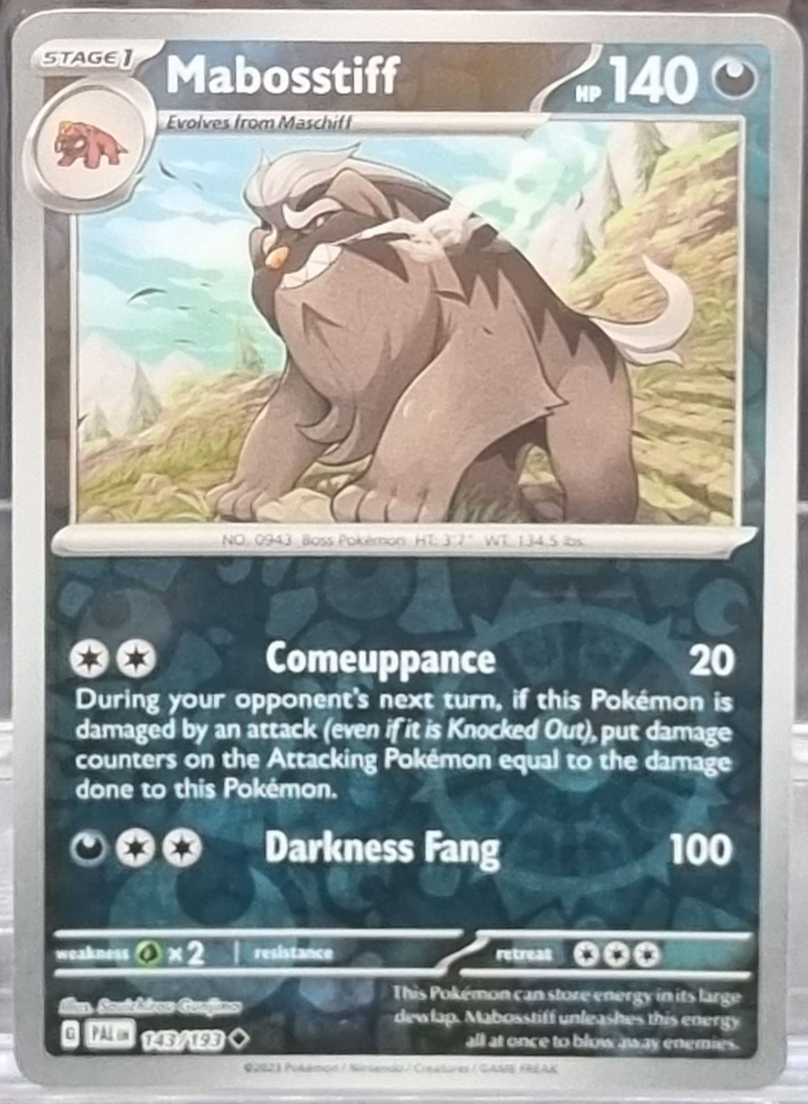 Mabosstiff - Reverse Holo - 143/193