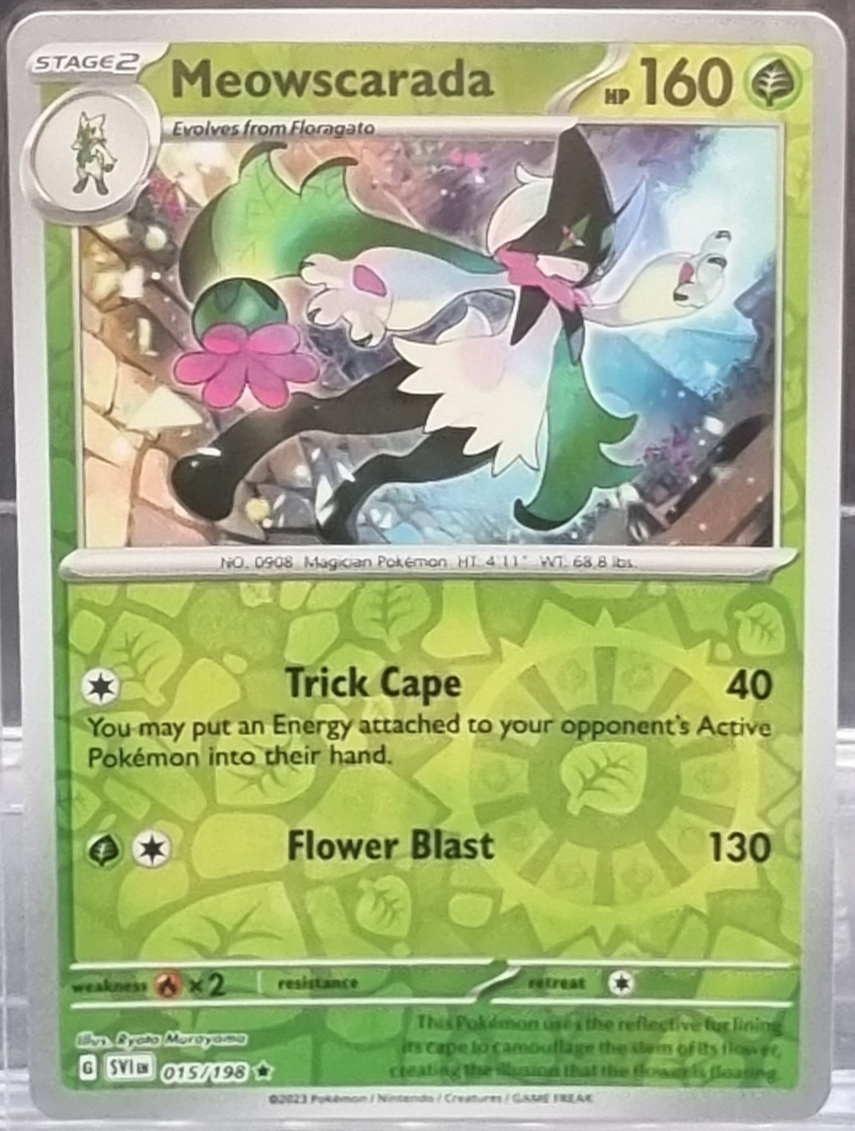 Meowscarada - Reverse Holo - 015/198