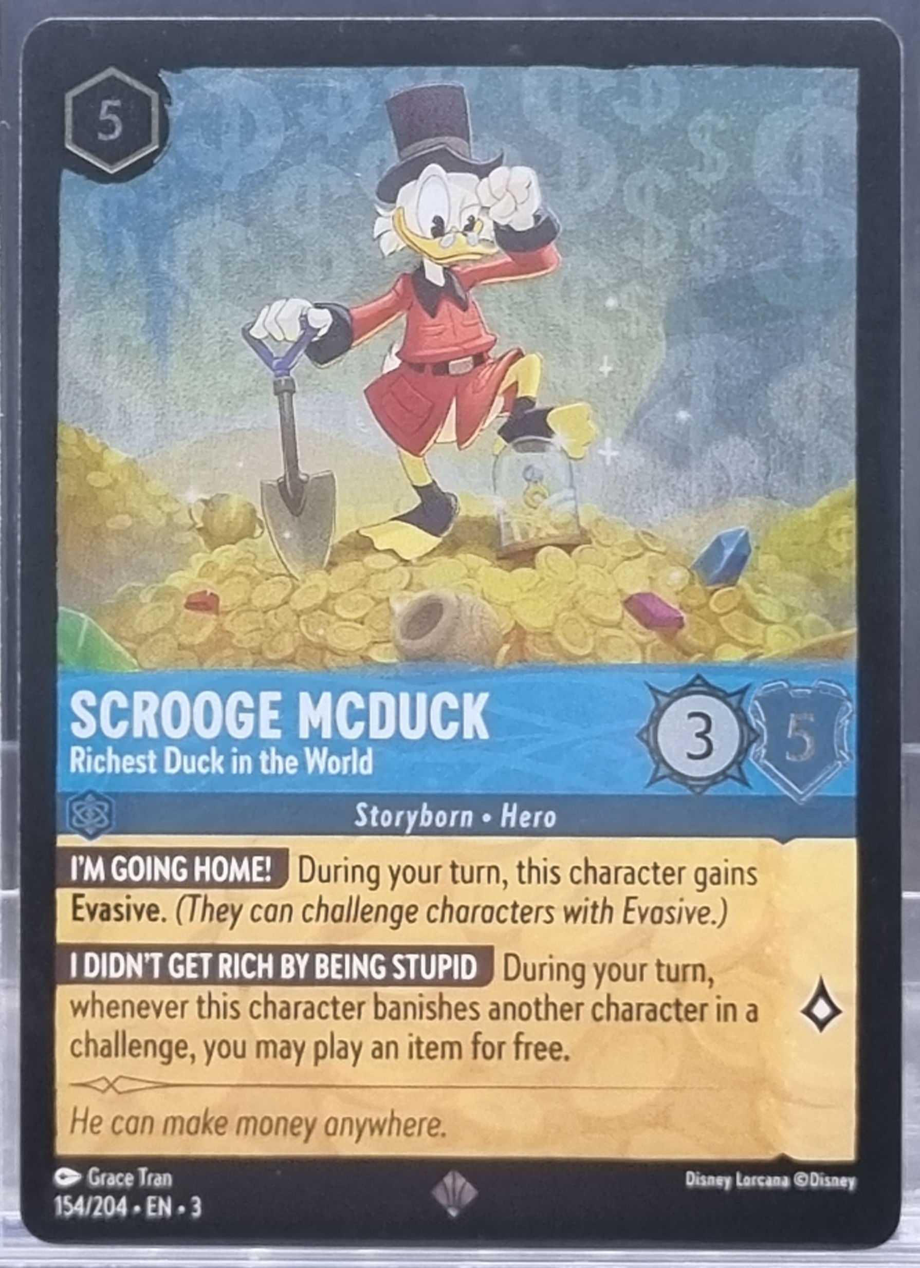 Scrooge McDuck Richest Duck in The World - Foil