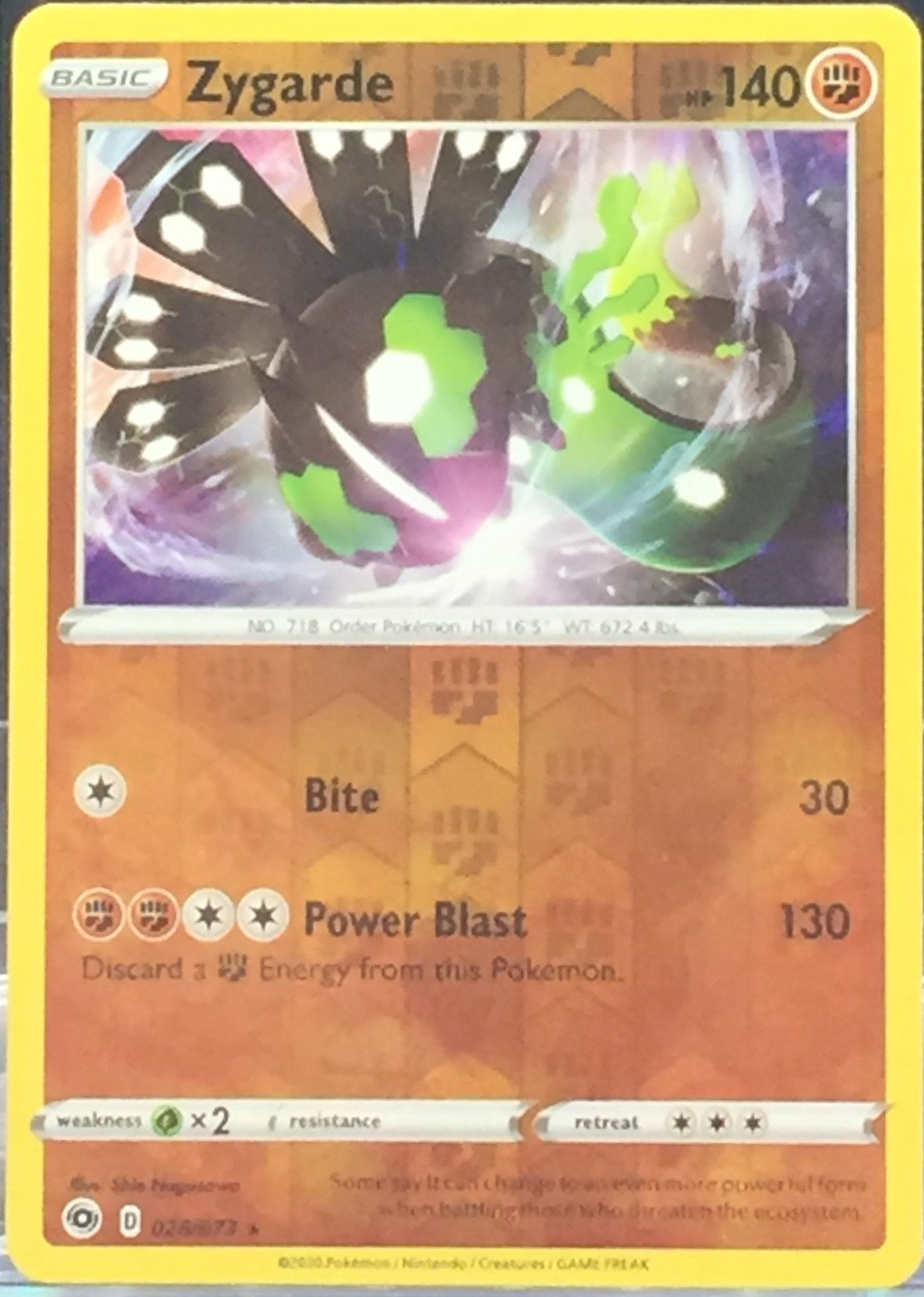 Zygarde - Reverse Holo - 28/73 - (NM-M)