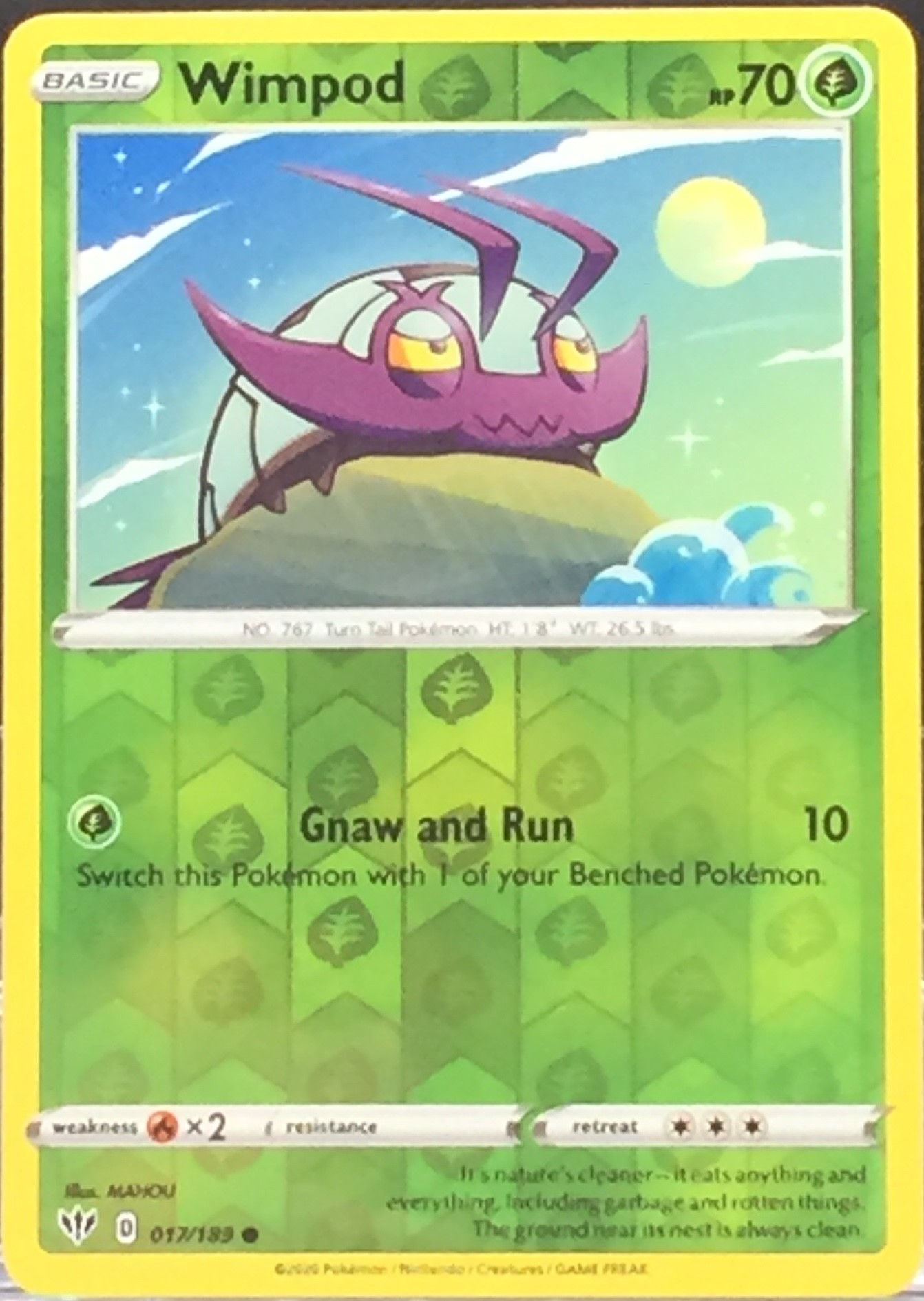 Wimpod - Reverse Holo - 17/189 - (NM-M)