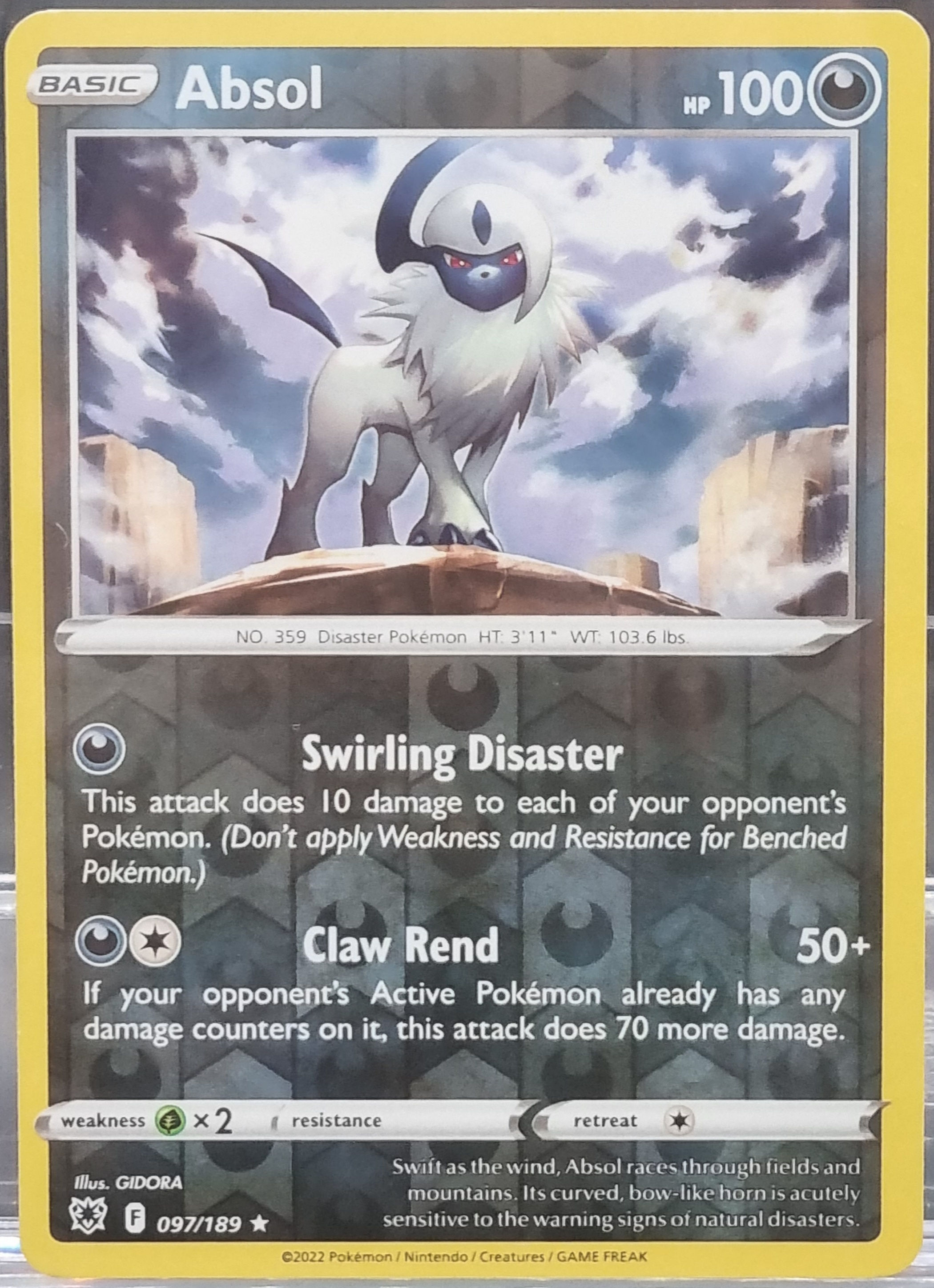 Absol - Reverse Holo - 097/189