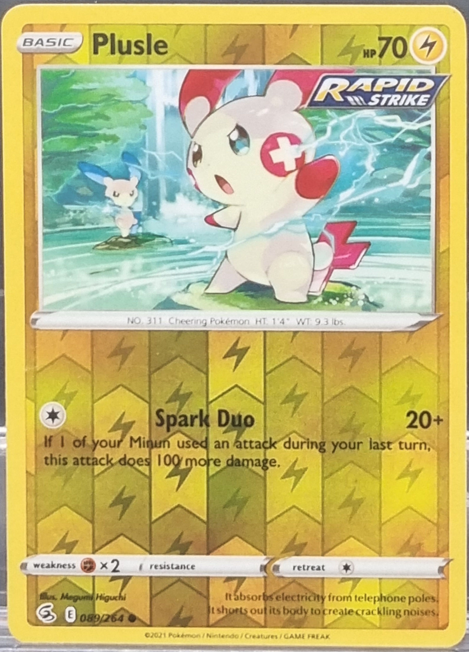 Plusle - Reverse Holo - 089/264