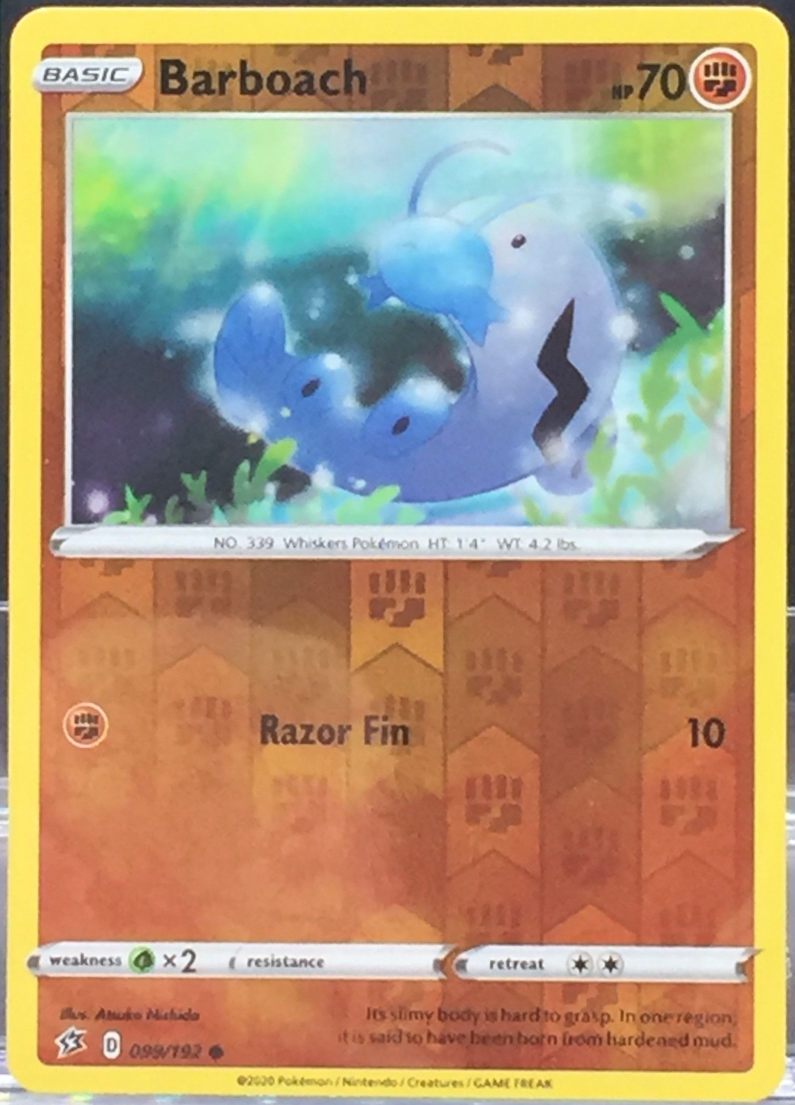 Barboach - Reverse Holo - 99/192 - (NM-M)