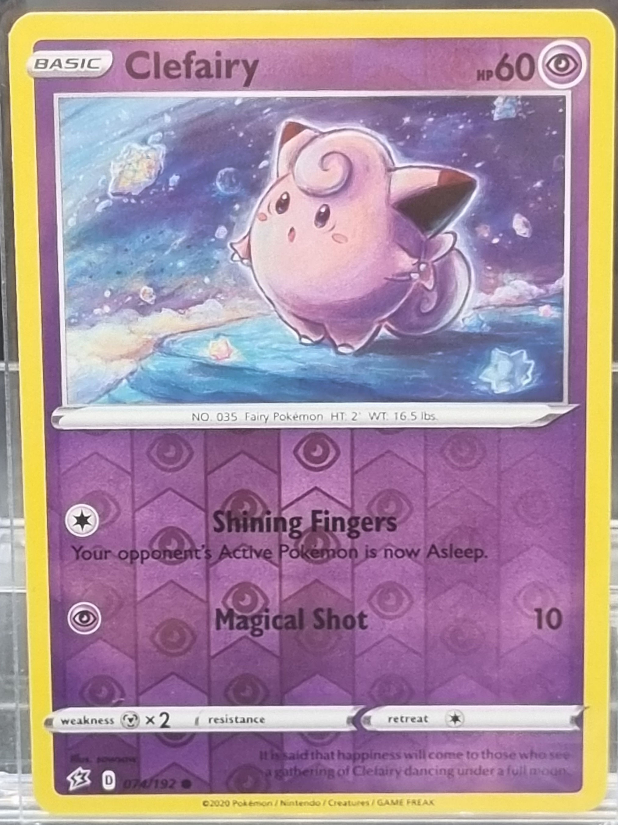 Clefairy - Reverse Holo - 074/192