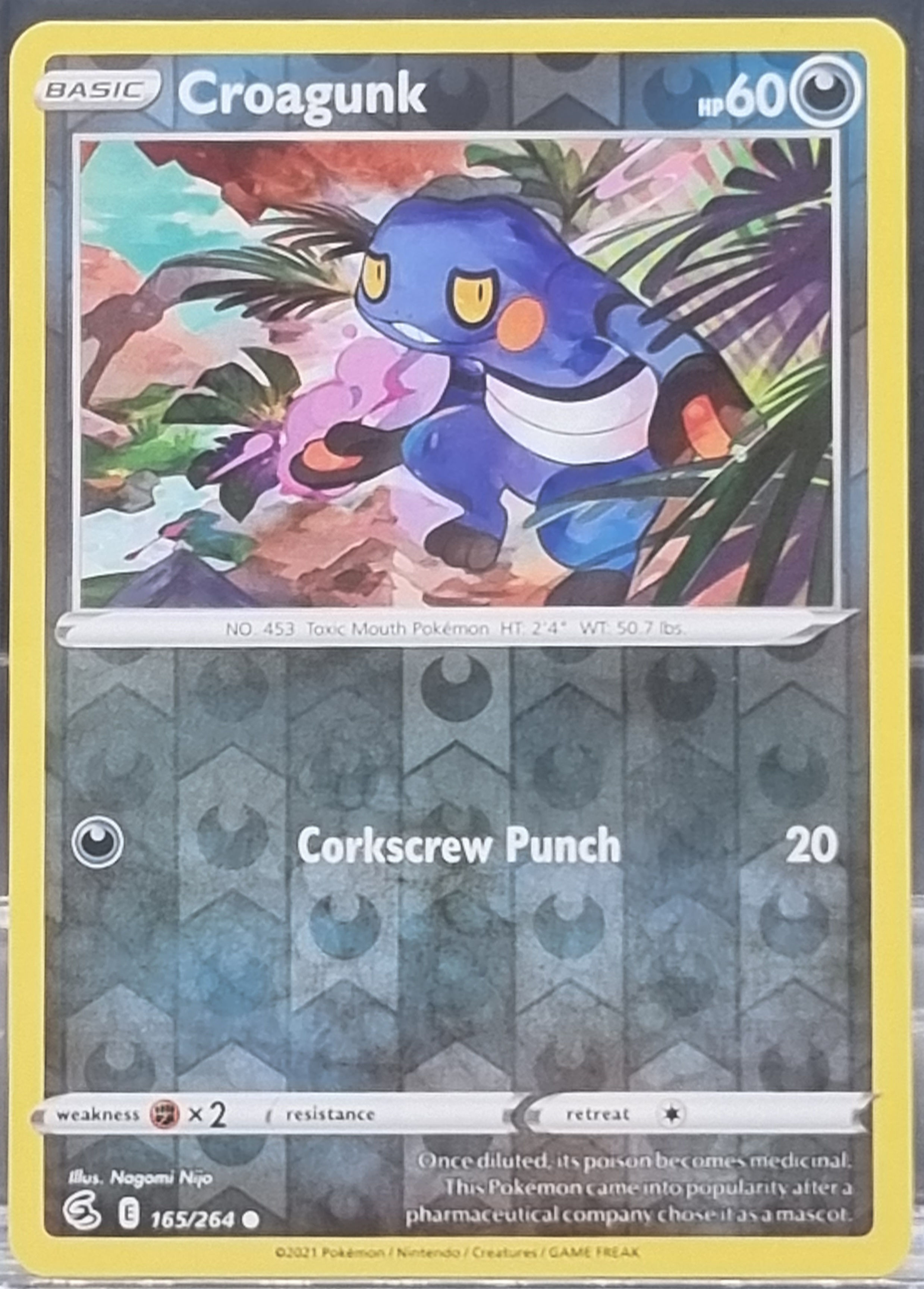 Croagunk - Reverse Holo - 165/264