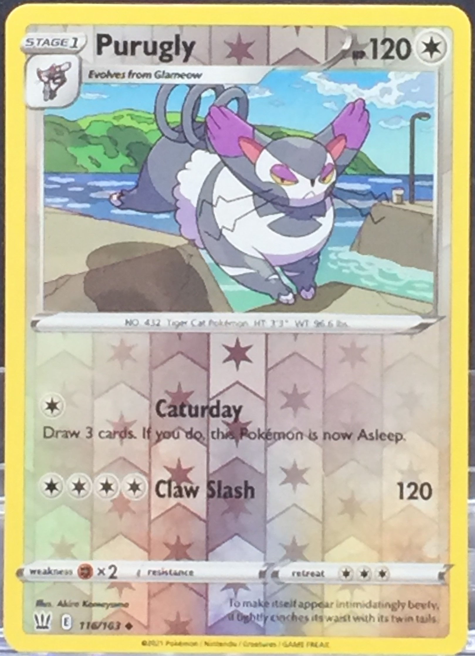 Purugly - Reverse Holo - 116/163 - (NM-M)