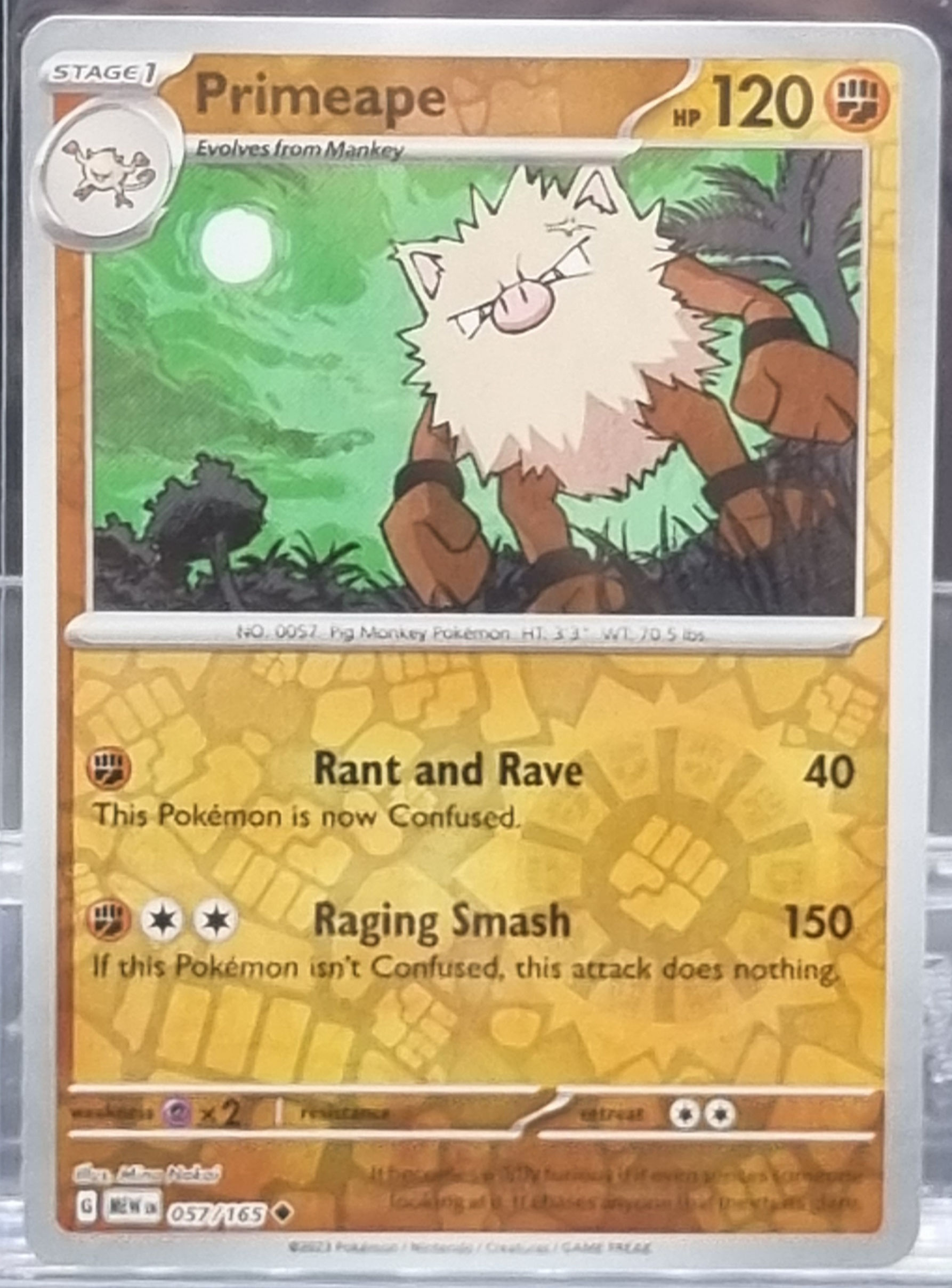 Primeape - Reverse Holo - 057/165