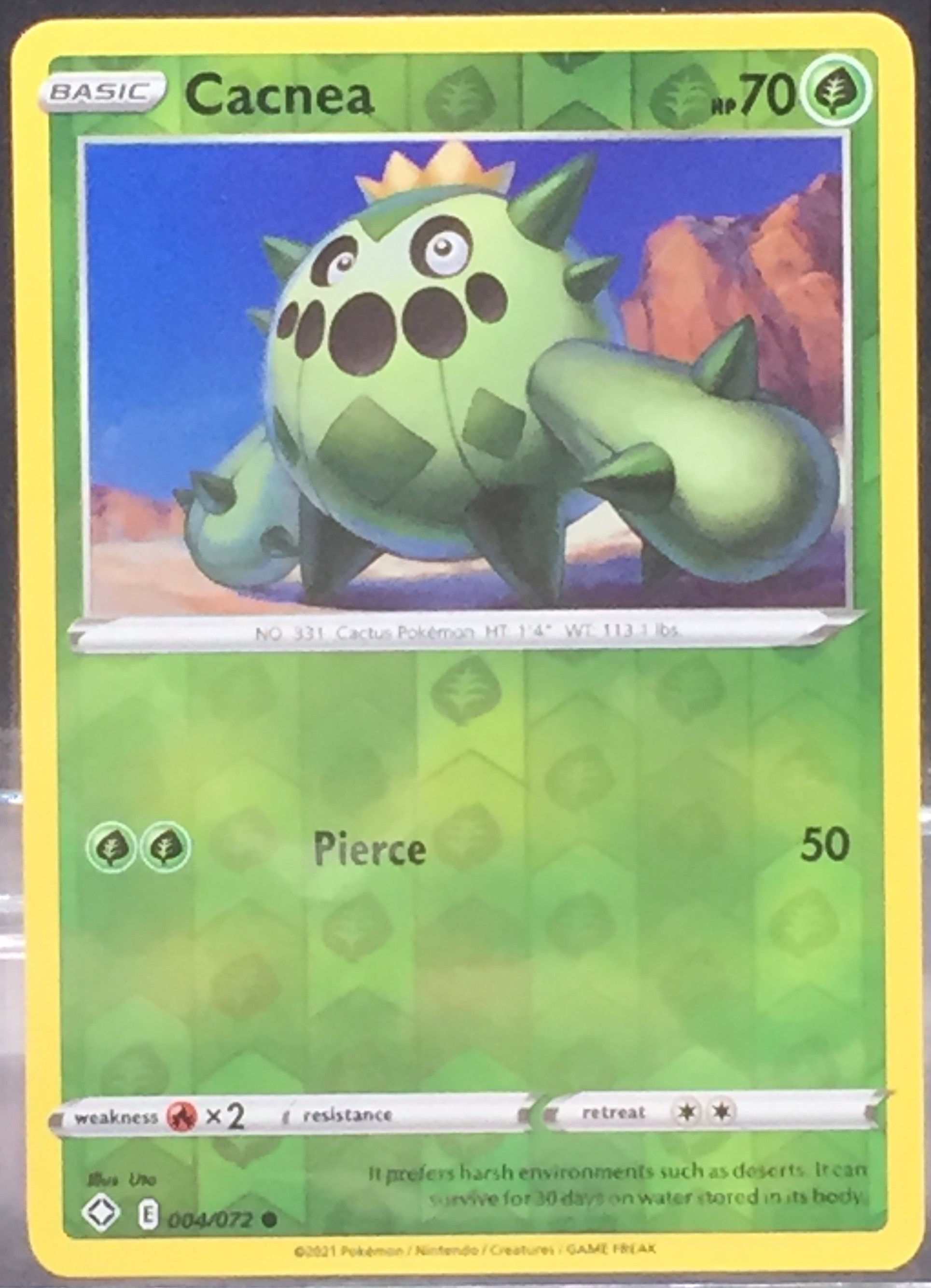 Cacnea - Reverse Holo - 4/72 - (NM-M)