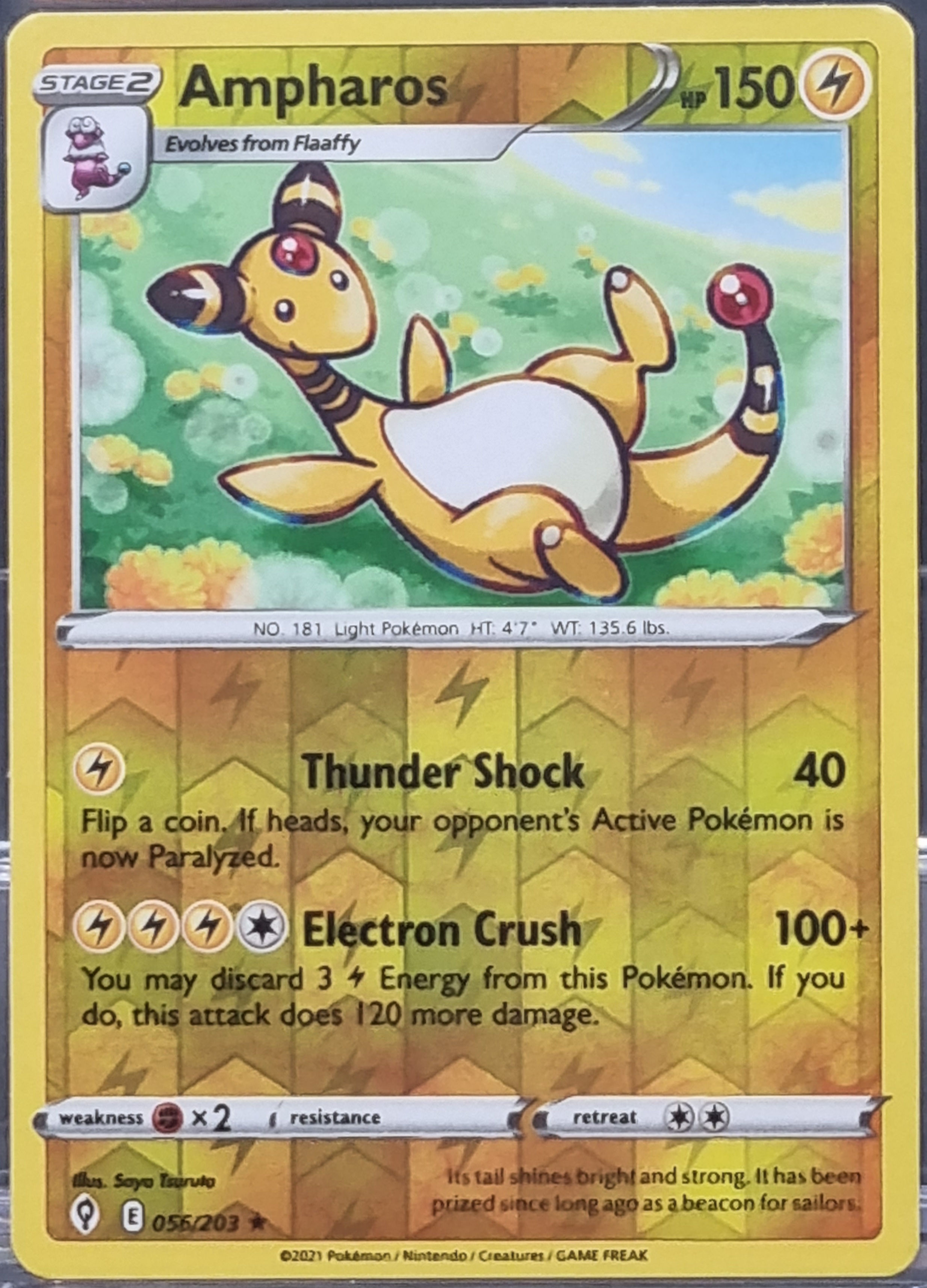 Ampharos - Reverse Holo - 056/203