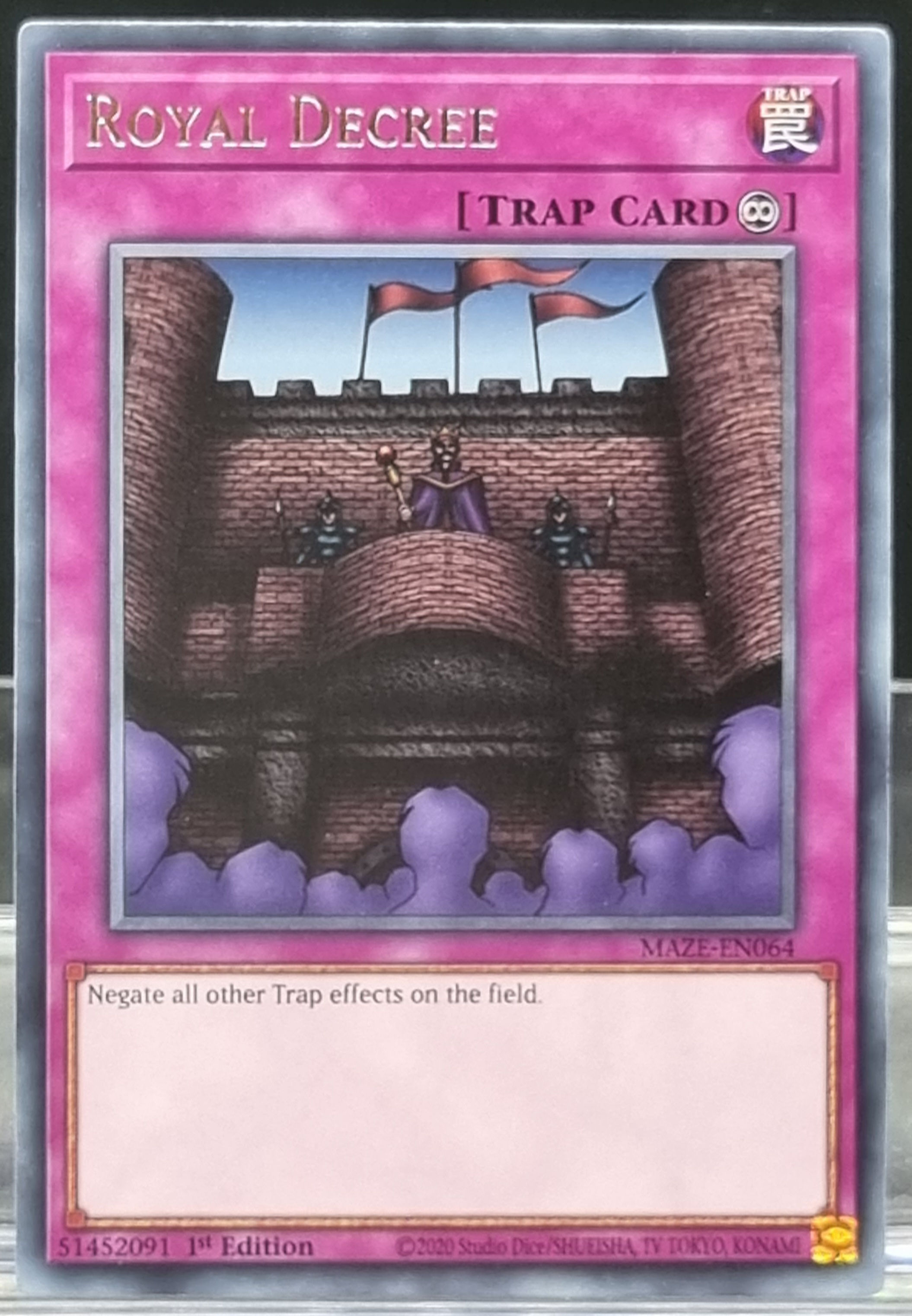 Royal Decree - Maze-EN064 - Rare - 1st Edition