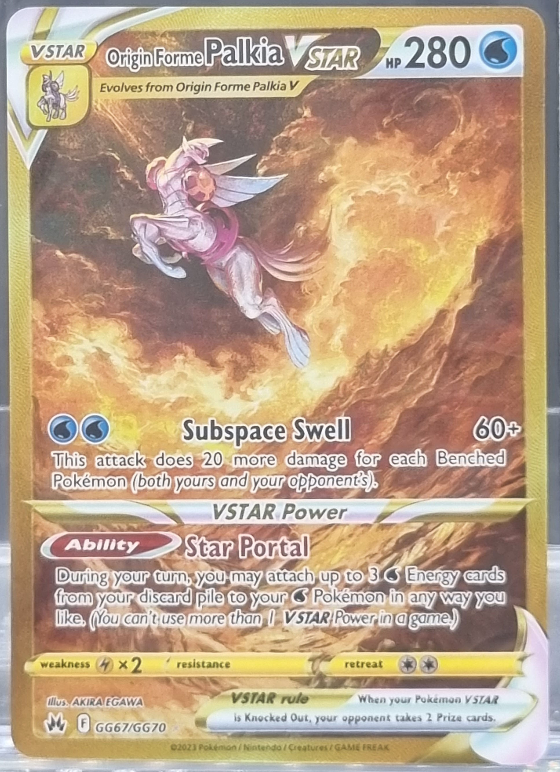 Origin Forme Palkia VSTAR - GG67/GG70