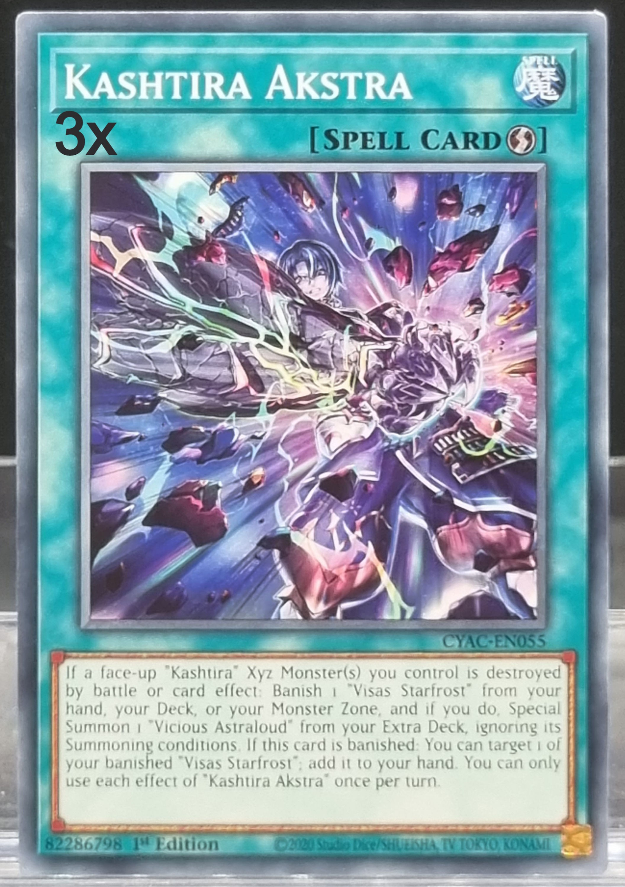 3x Kashtira Akstra - CYAC-EN055 - Playset