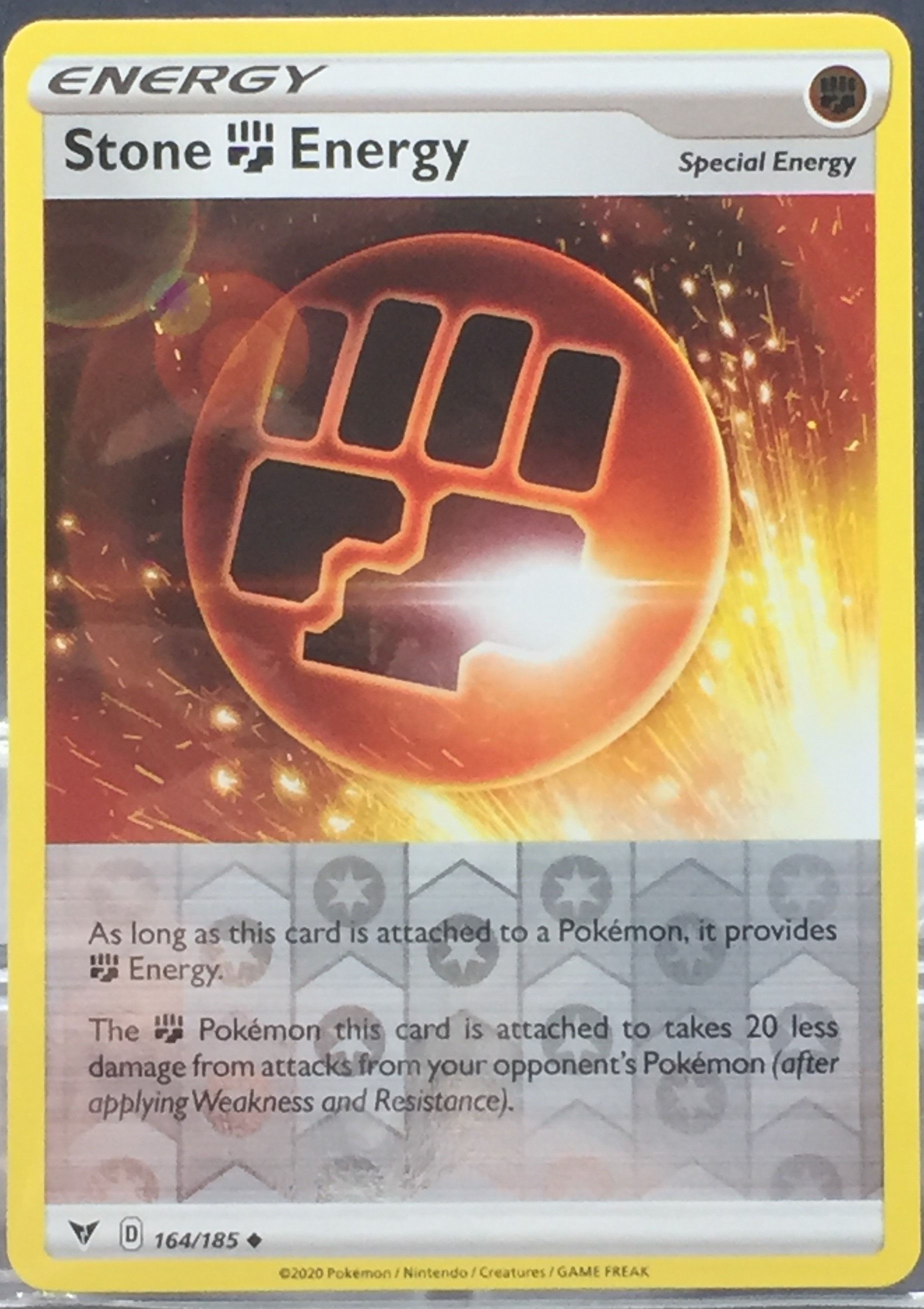 Stone Energy -Reverse Holo - 164/185 - (NM-M)
