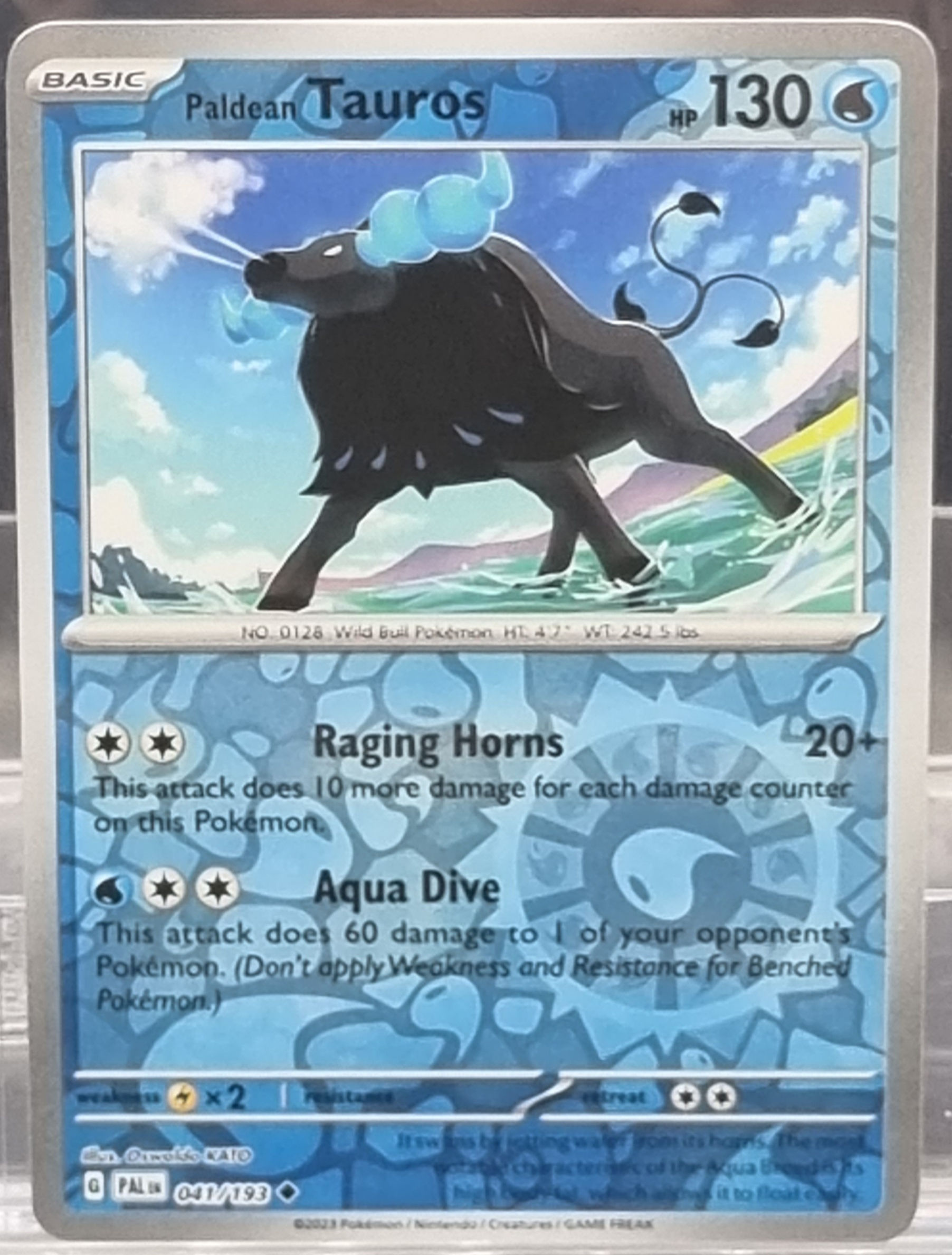 Paldean Tauros - Reverse Holo - 041/193