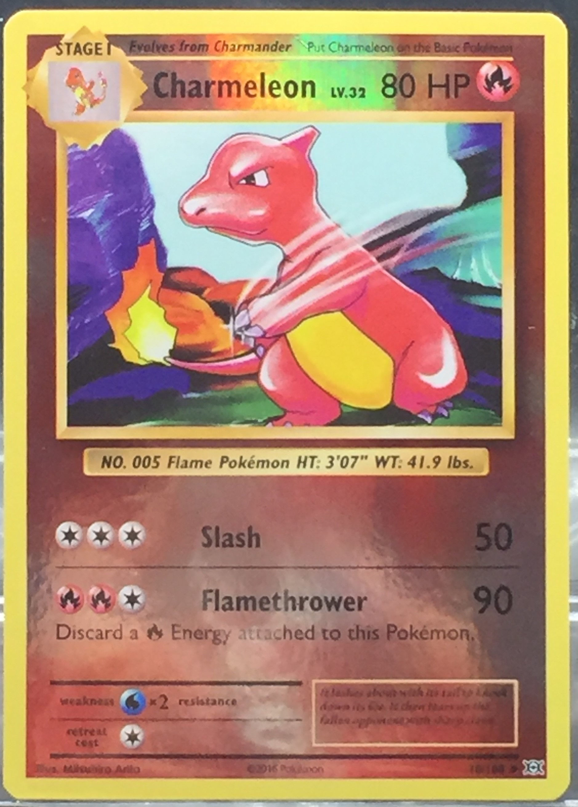 Charmeleon - Reverse Holo - 10/108 - (LP)