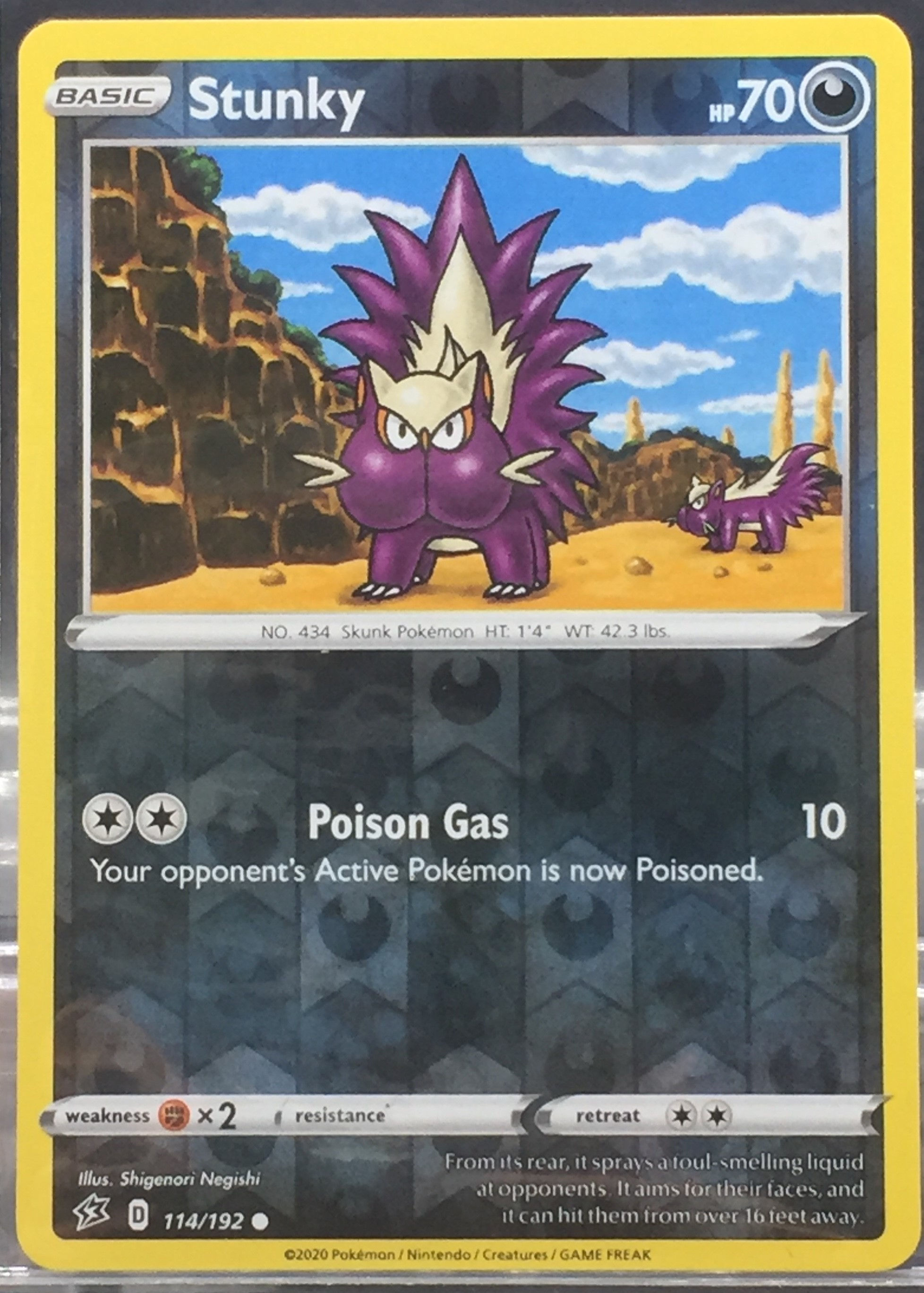 Stunky - Reverse Holo - 114/192 - (NM-M)