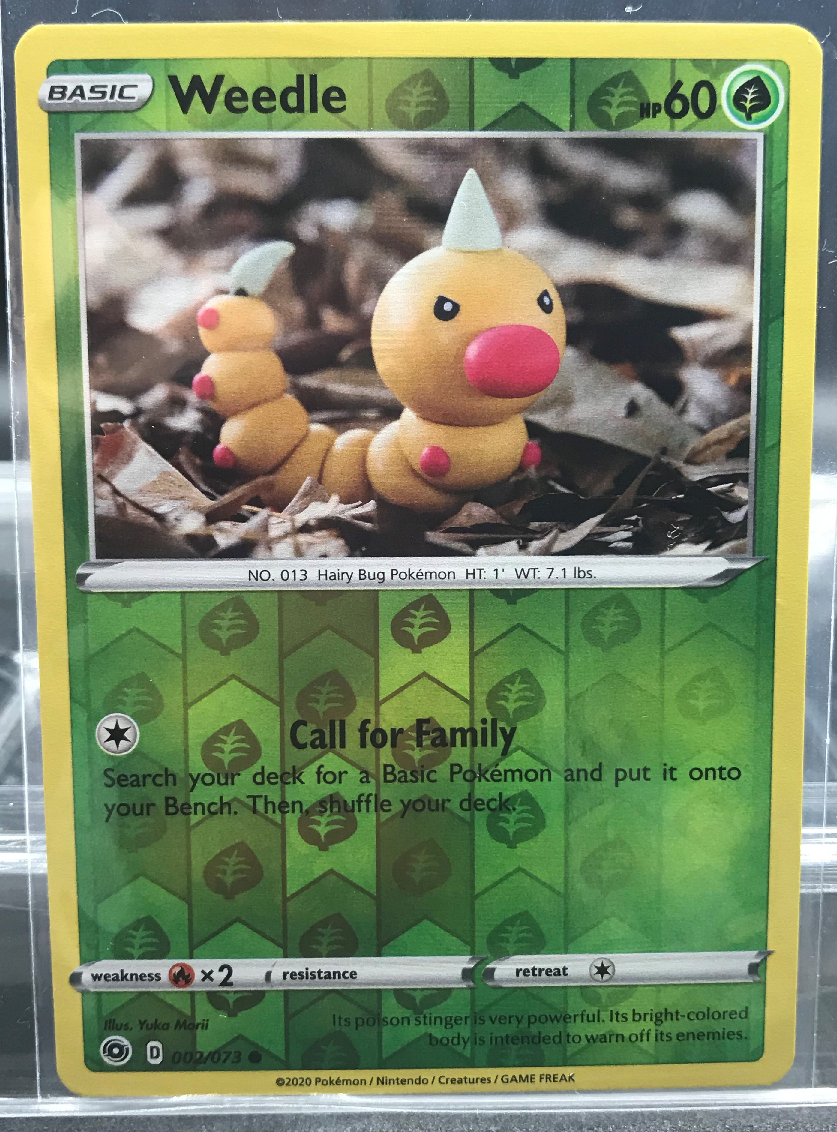 Weedle - Reverse Holo - 02/73 - (NM-M)