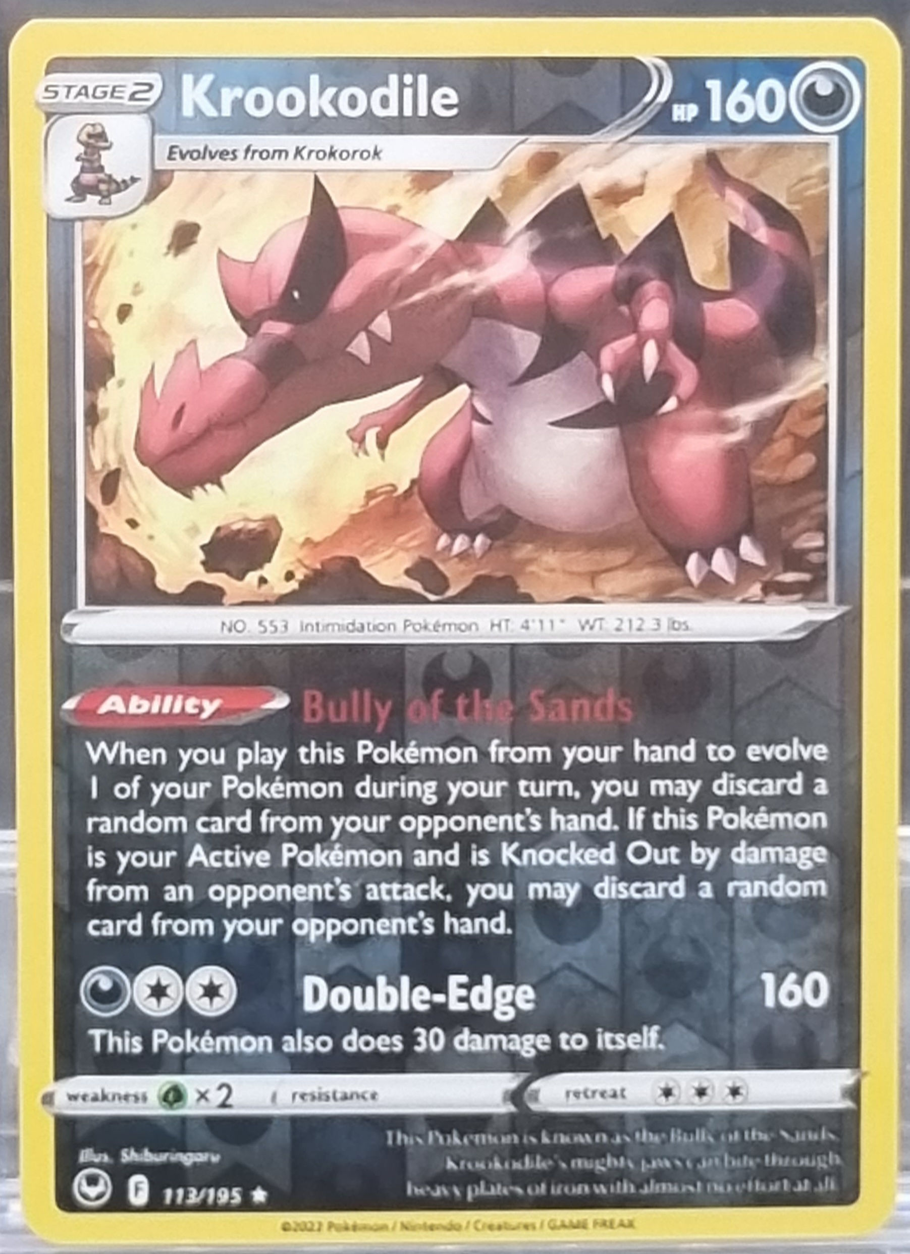 Krookodile - Reverse Holo - 113/195