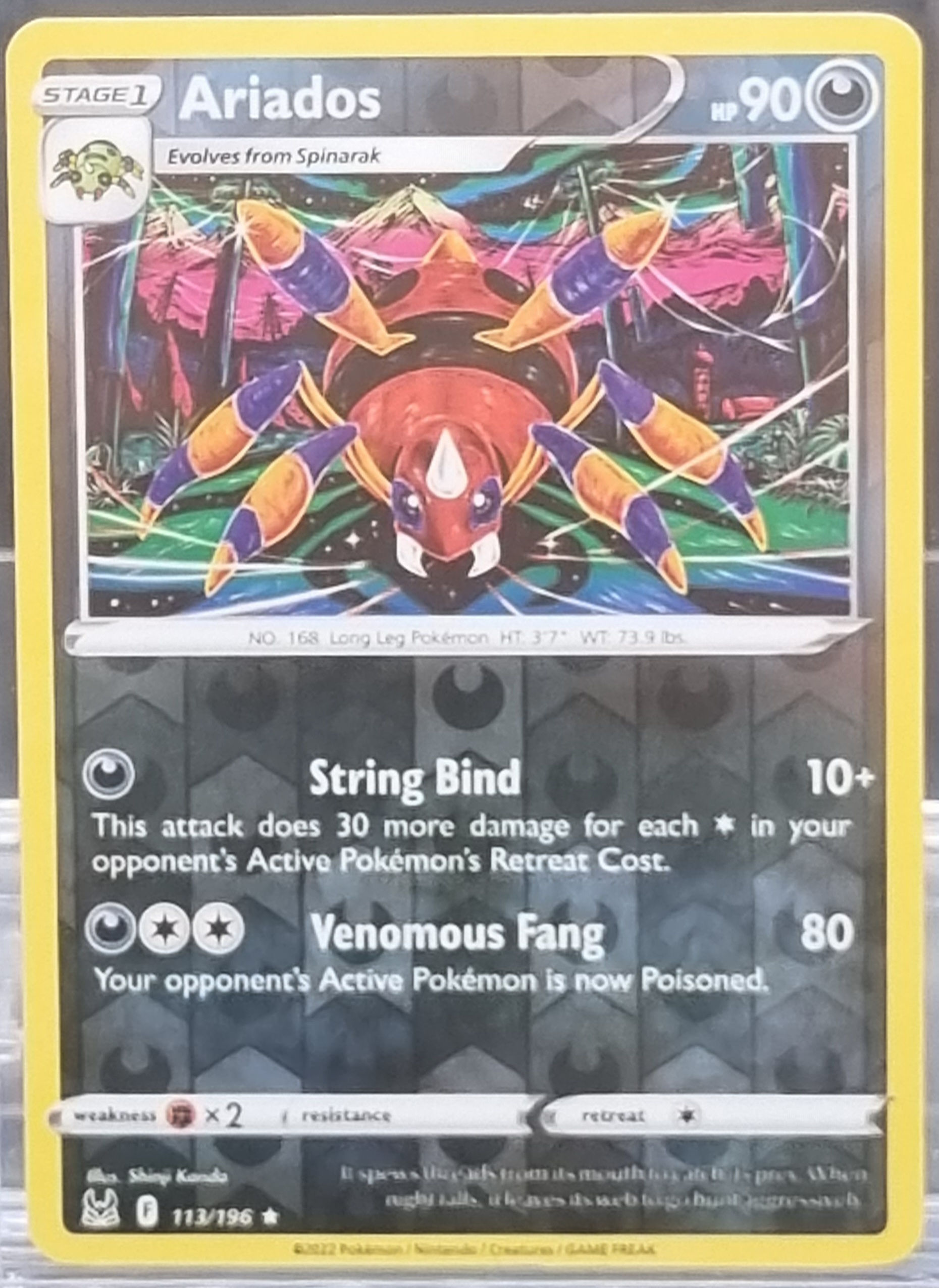 Ariados - Reverse Holo - 113/196