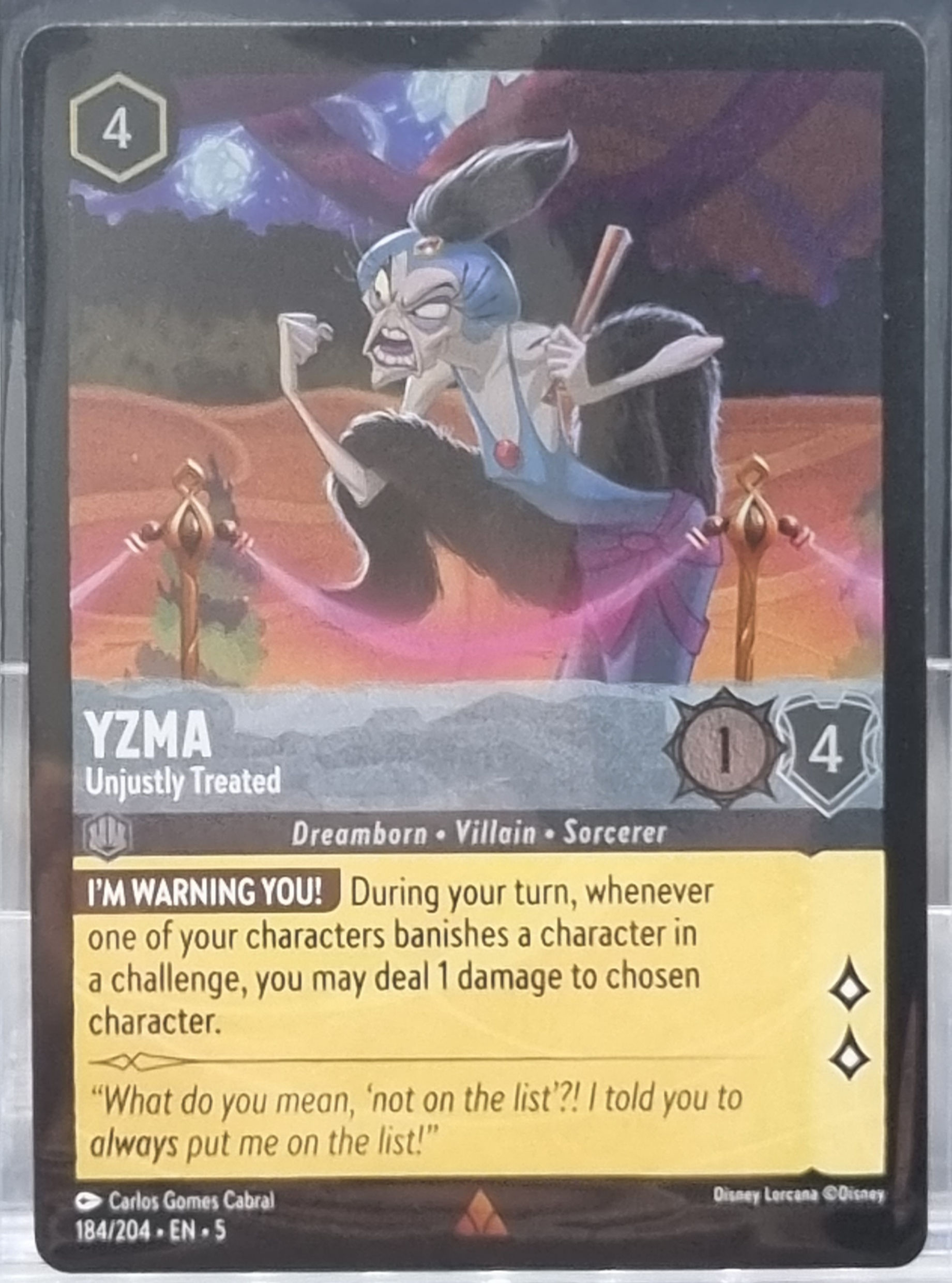 Yzma Unjustly Treated - Foil
