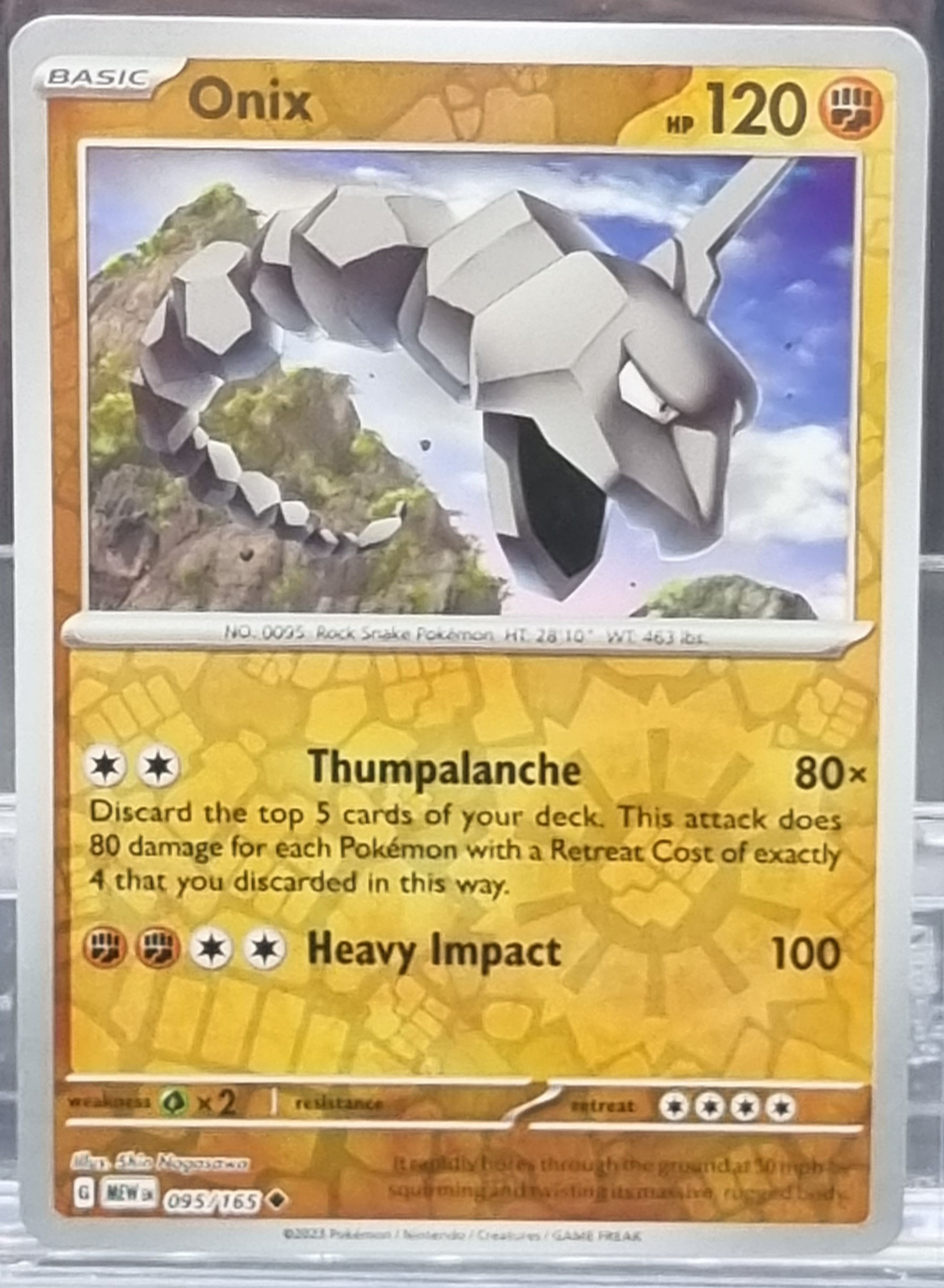 Onix - Reverse Holo - 095/165