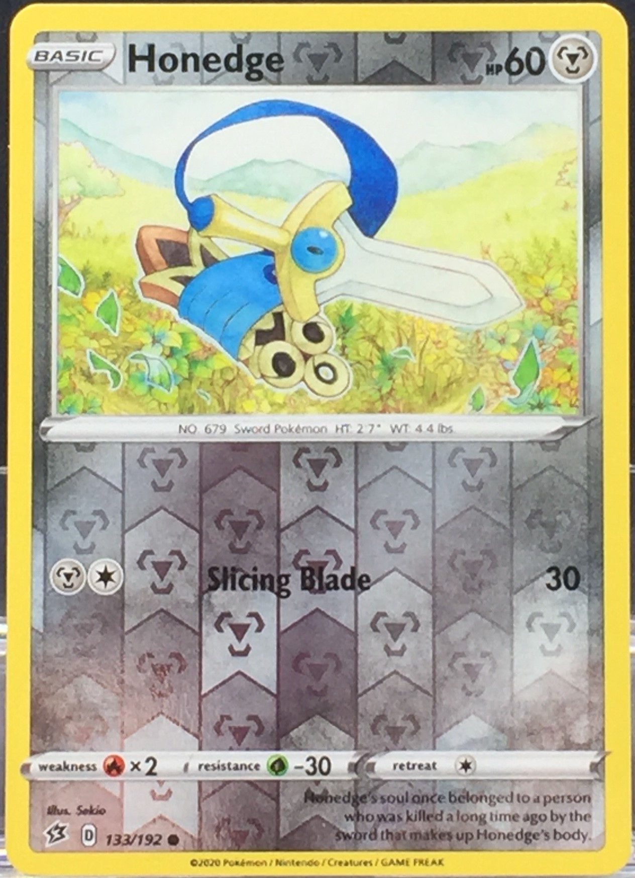 Honedge - Reverse Holo - 133/192 - (NM-M)