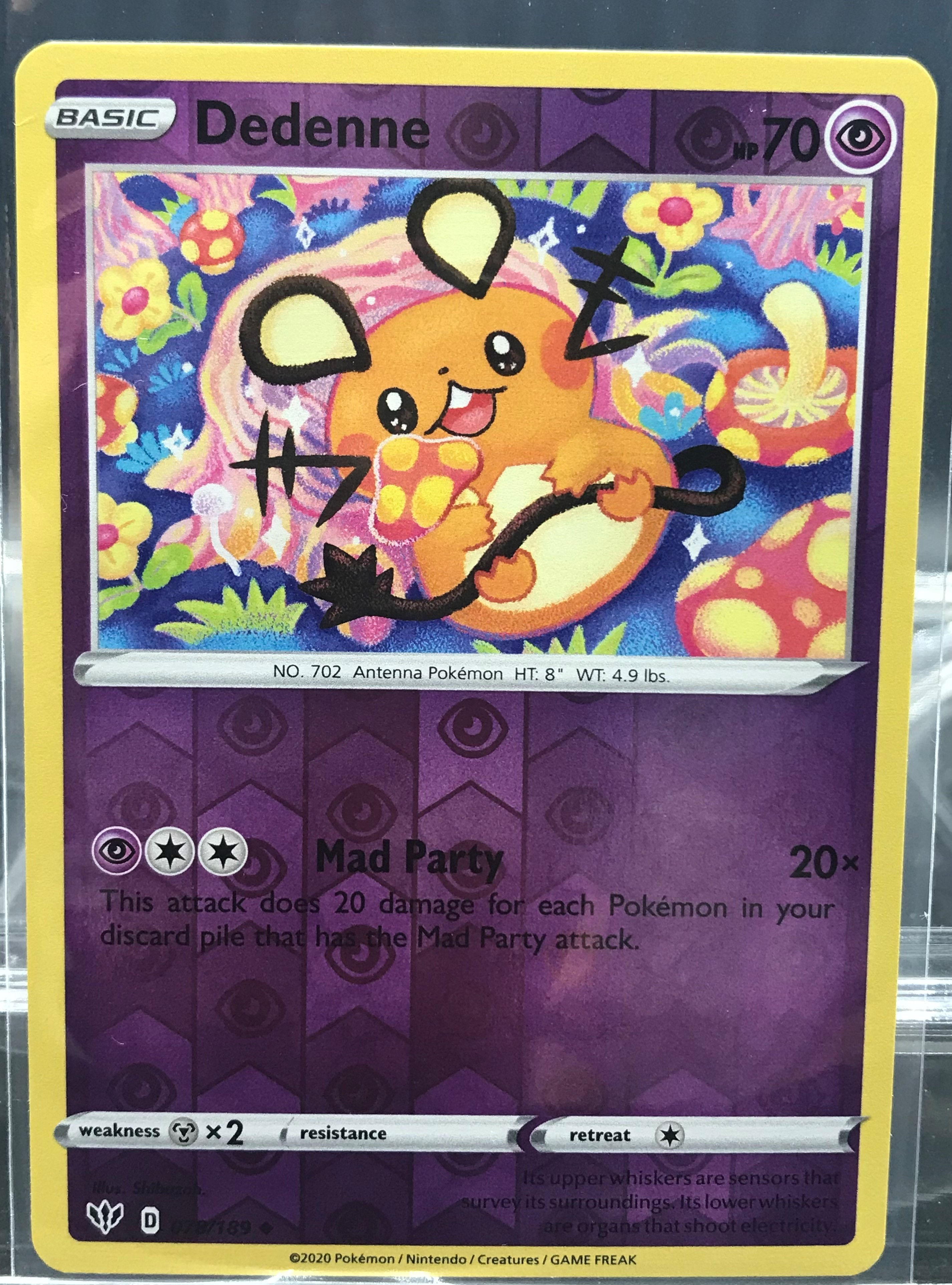 Dedenne - Reverse Holo - 78/189 - (NM-M)