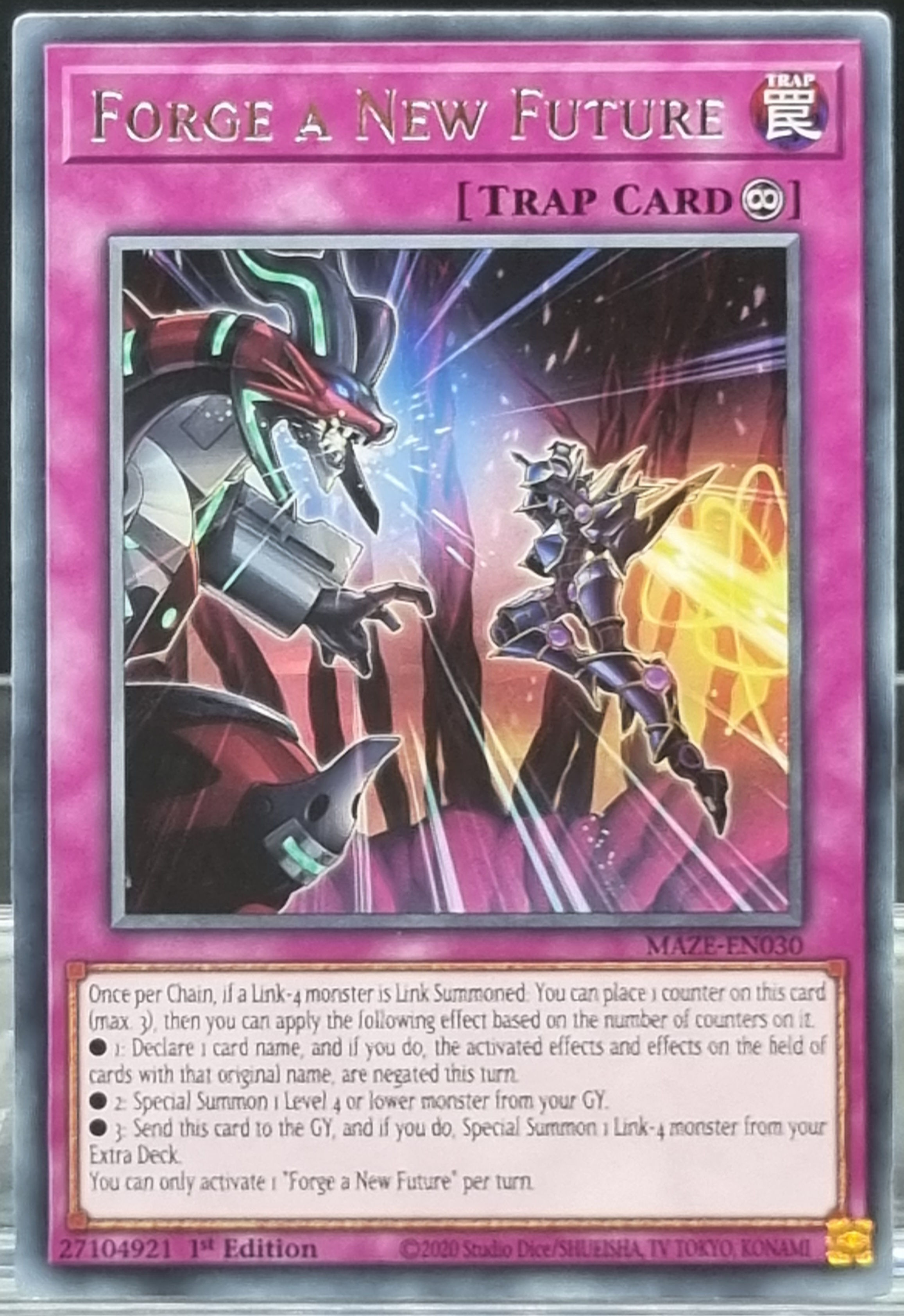 3x Forge A New Future - Maze-EN030 - Rare - 1st Edition