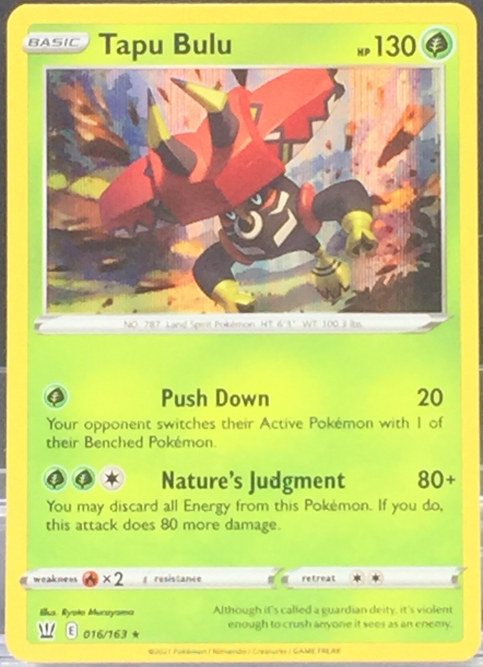 Tapu Bulu - Holo - 16/163 - (NM-M)