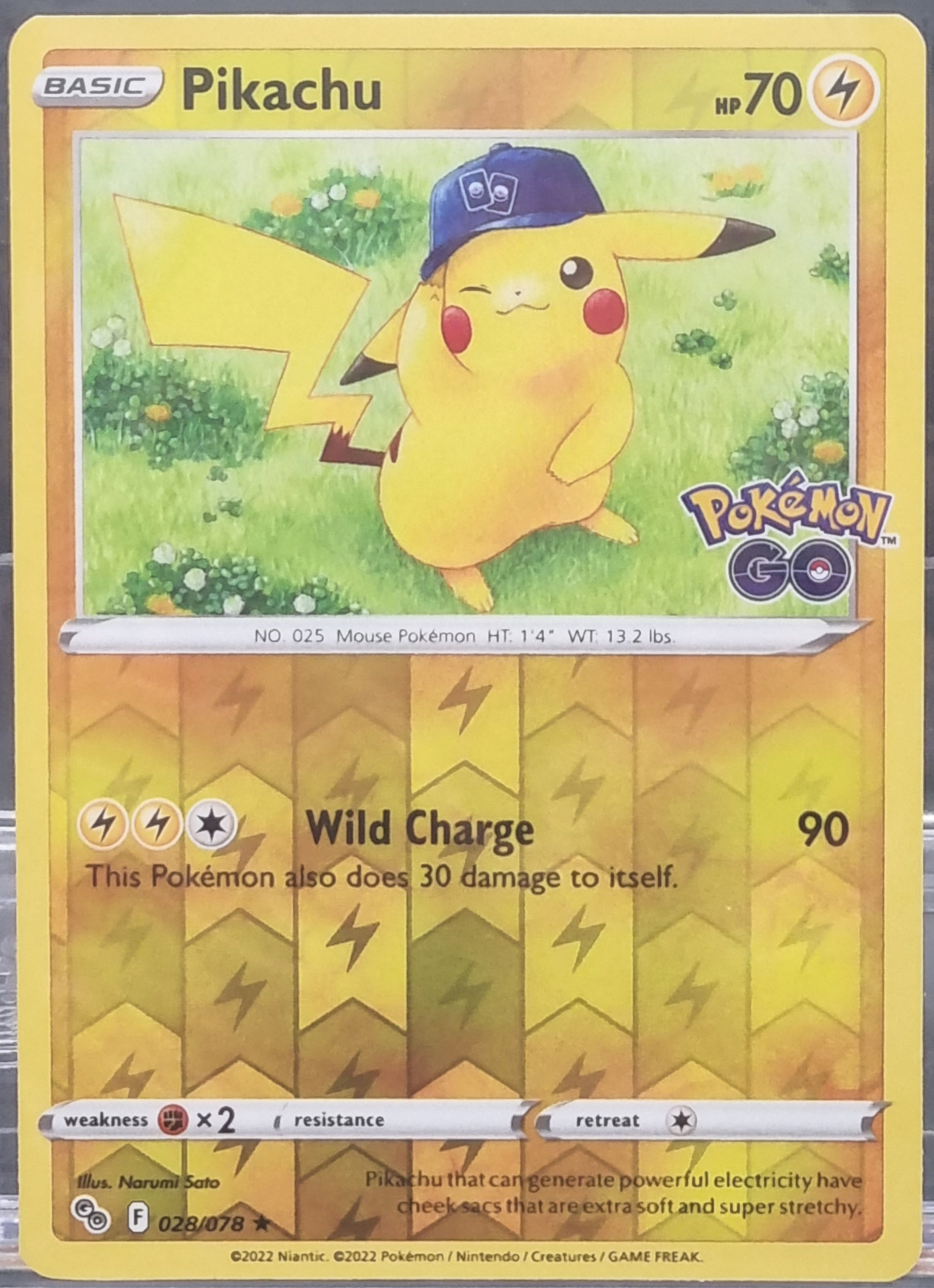 Pikachu - Reverse Holo - 028/078