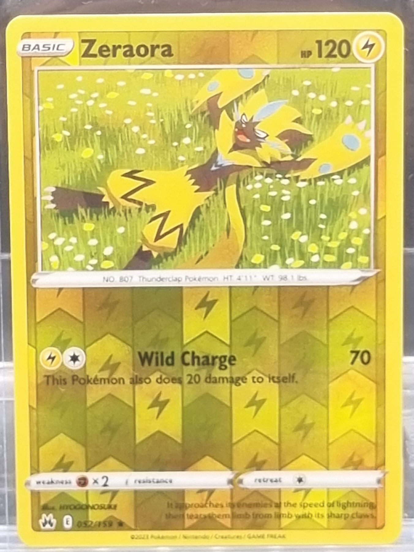 Zeraora - Reverse Holo - 052/159