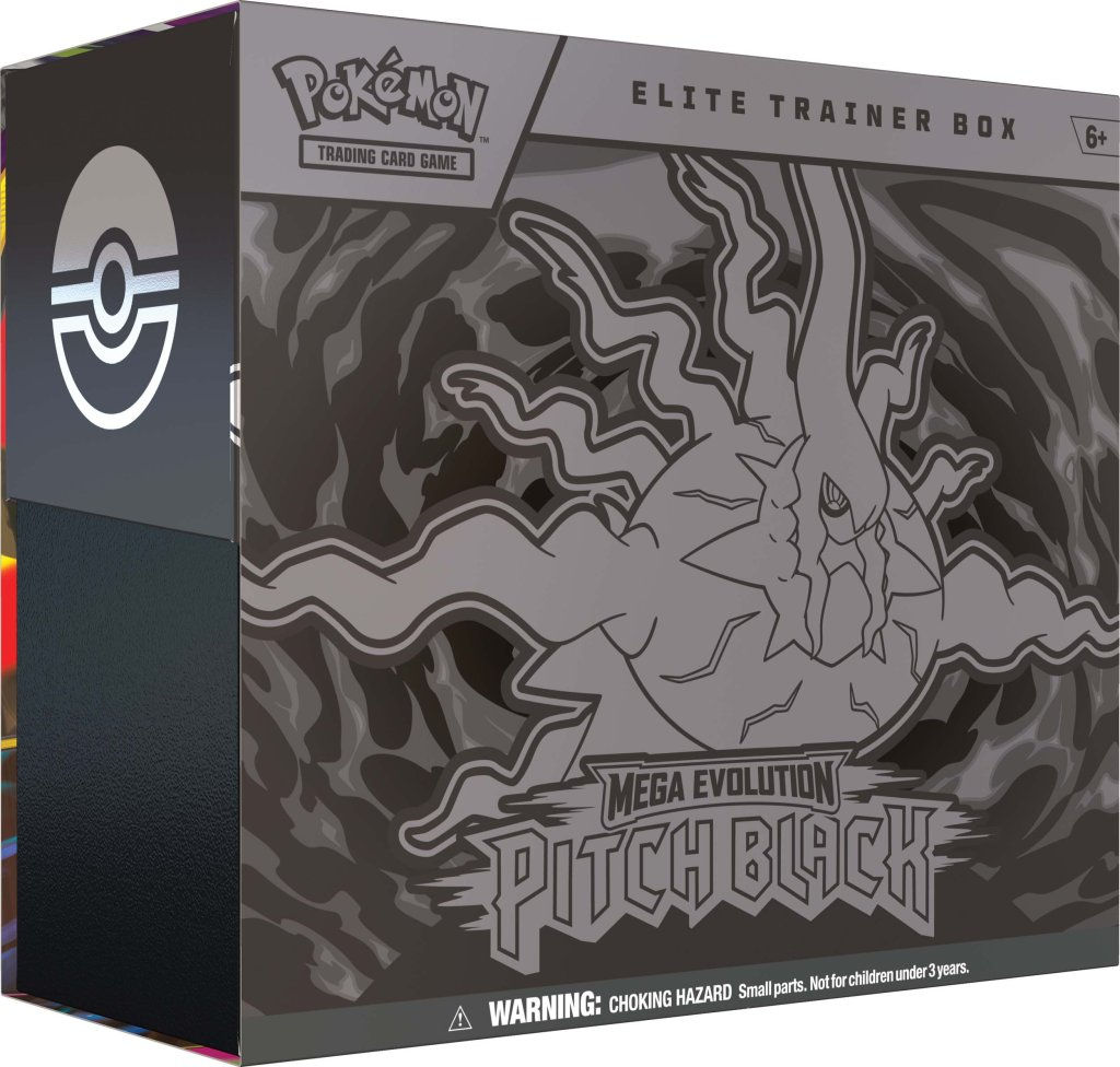 COMING SOON Pokémon TCG: Mega Evolution— Pitch Black Elite Trainer Box