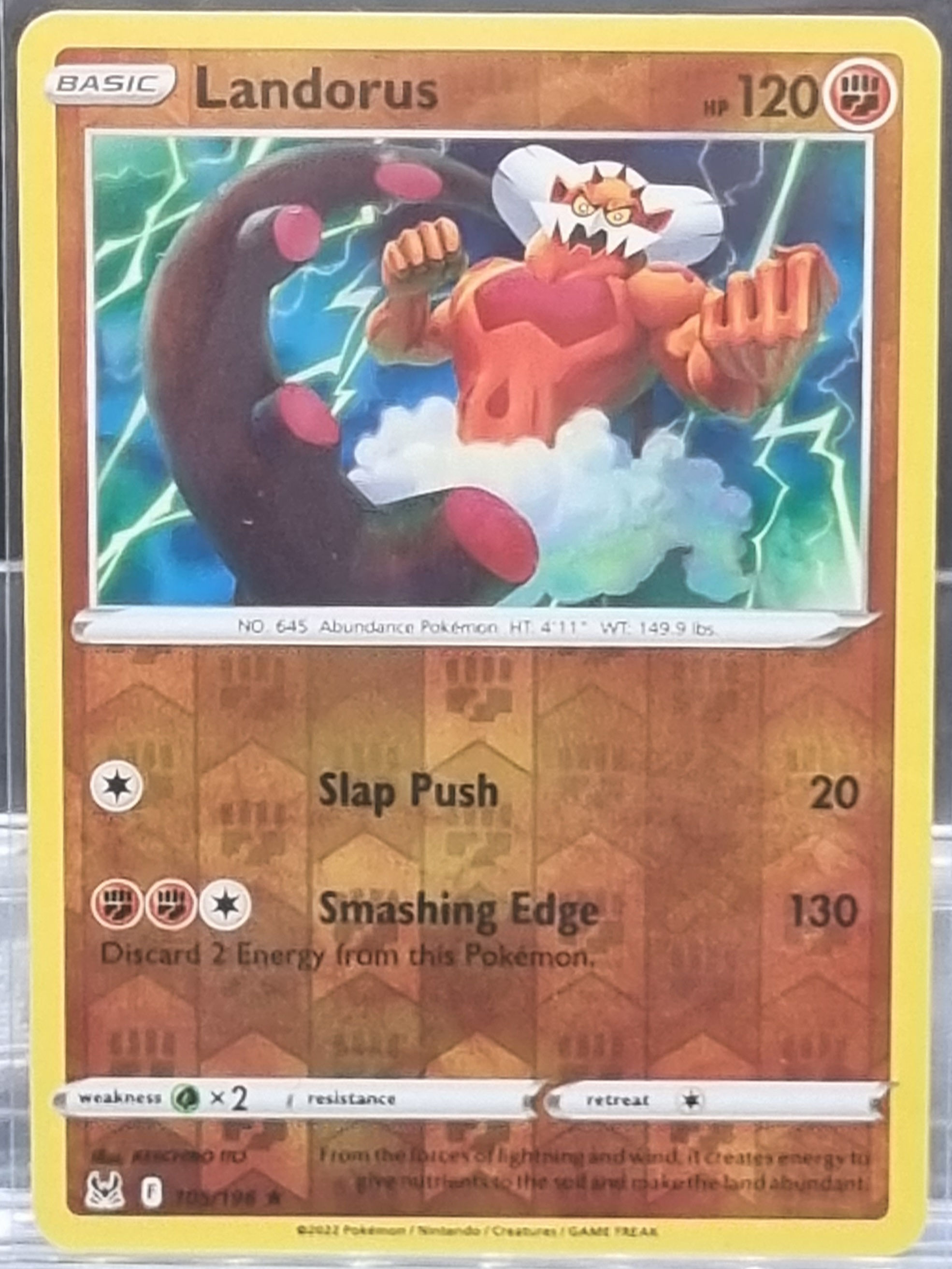 Landorus - Reverse Holo - 105/196