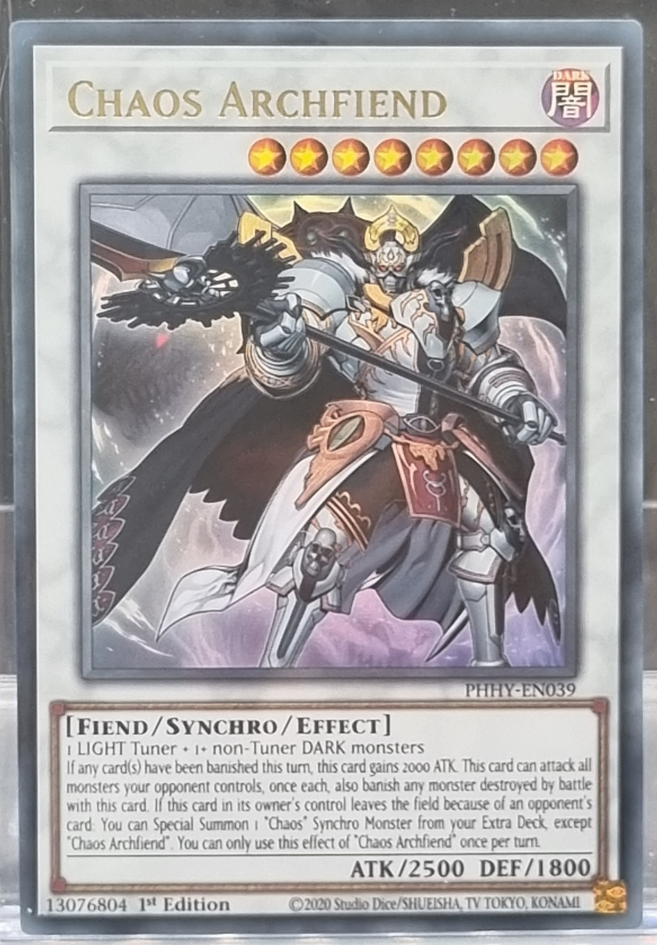 Chaos Archfiend - PHHY-EN039 - Ultra Rare - 1st Edition