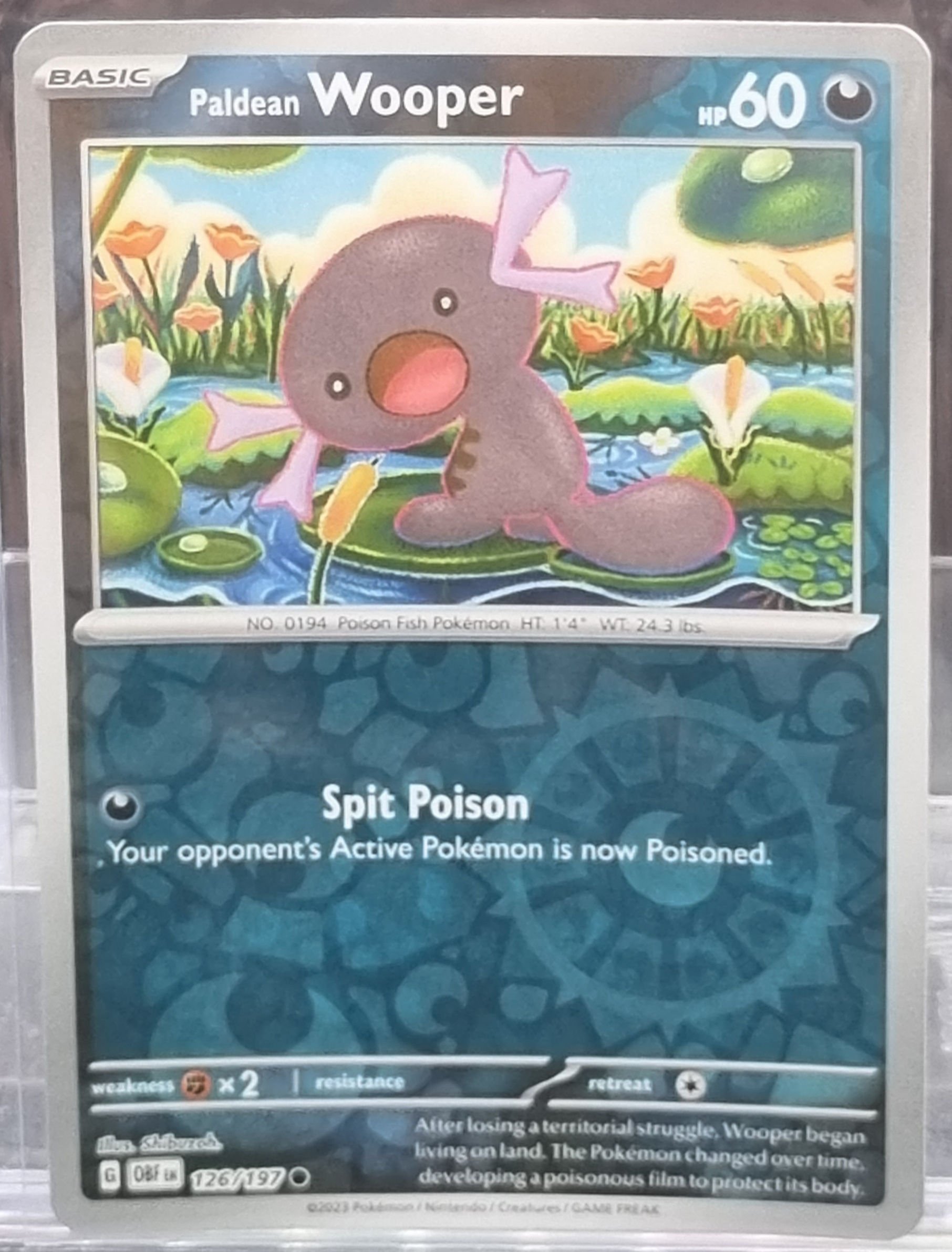 Paldean Wooper - Reverse Holo - 126/197