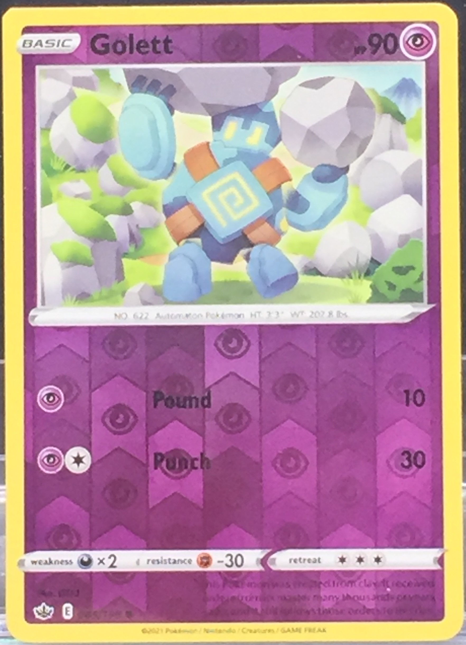 Golett - Reverse Holo - 65/198 - (NM-M)