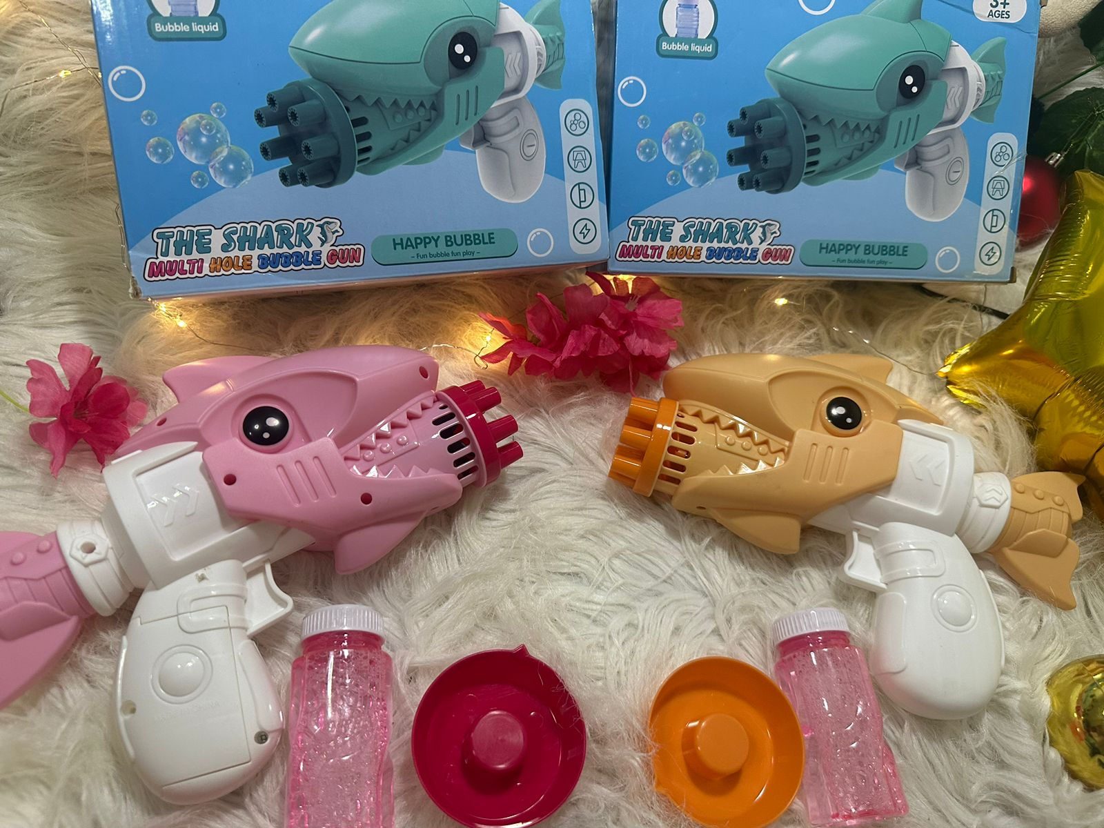 "Tiburón de Burbujas: ¡Colores y Magia Acuática! 🦈🌈"