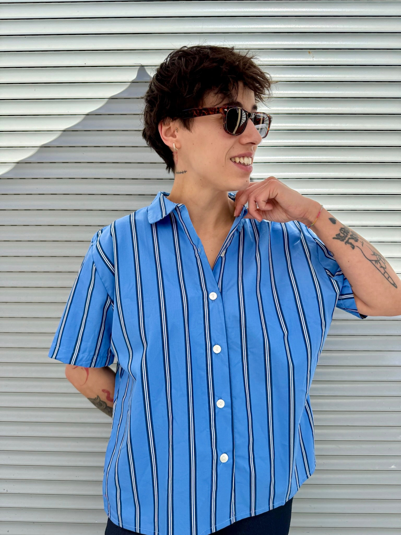 Chemise manches courtes "Stripes"