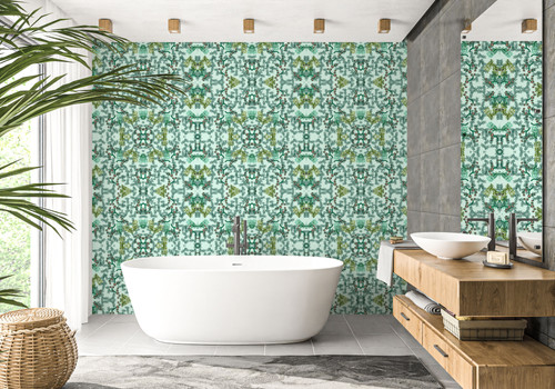 Bottom of the Sea Wallpaper - Powder Blue | DAMI & EM DESIGN