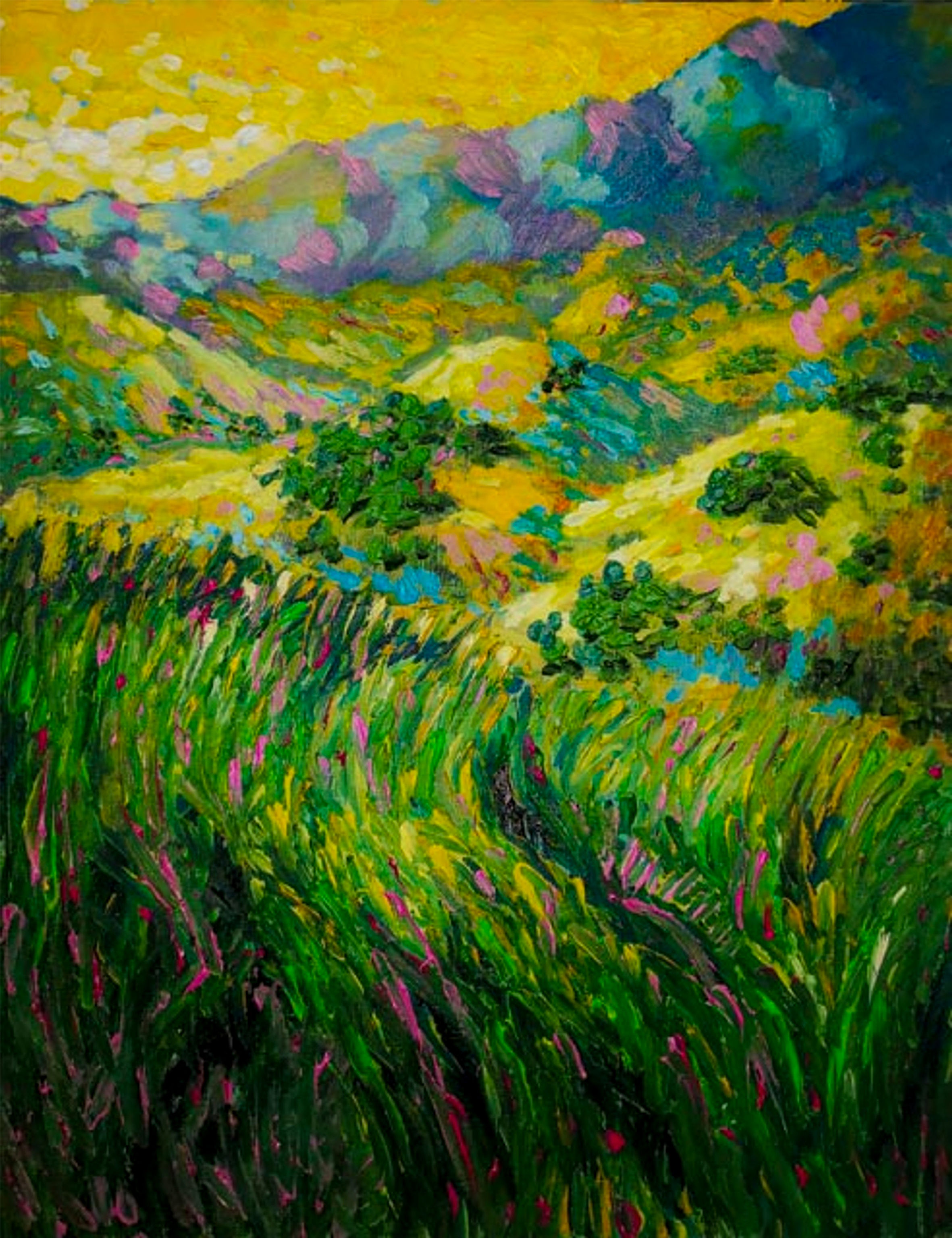 Light over the hills