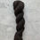 Thumbnail: Single Skein of "Peony" - Wensleydale Wool Sport 3ply Yarn Natural Warm Dark Charcoal Black