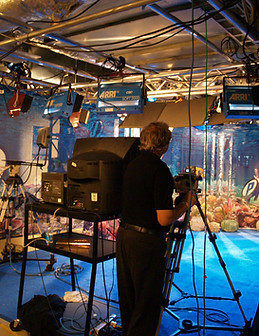 Professional lighting design by Eduardo Manso for television broadcast