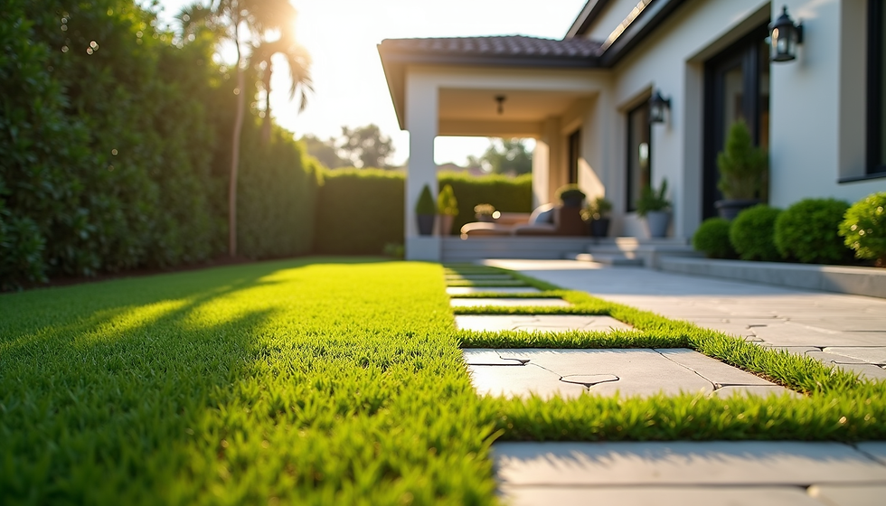 Elevate Your Outdoor Space with Pavers and Artificial Grass for Ultimate Summer Comfort in Florida with Polo Floors, Inc.