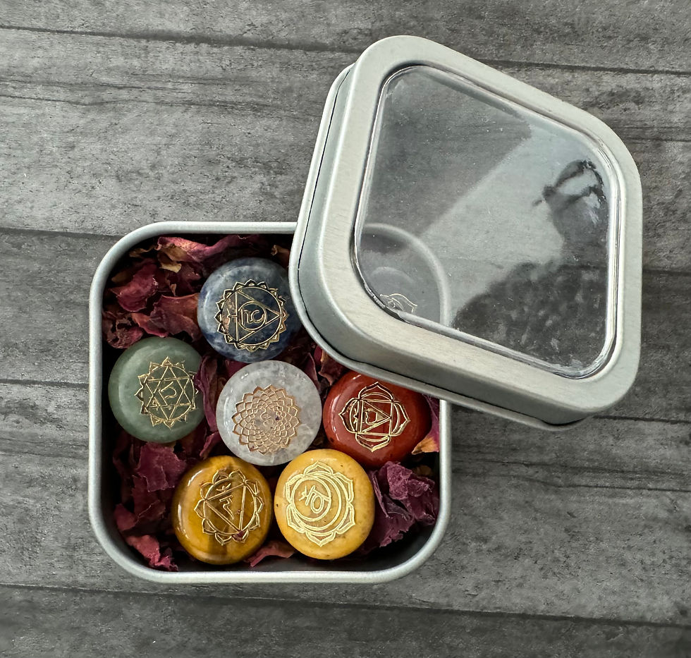 Thumbnail: Etched Chakra Stone Set